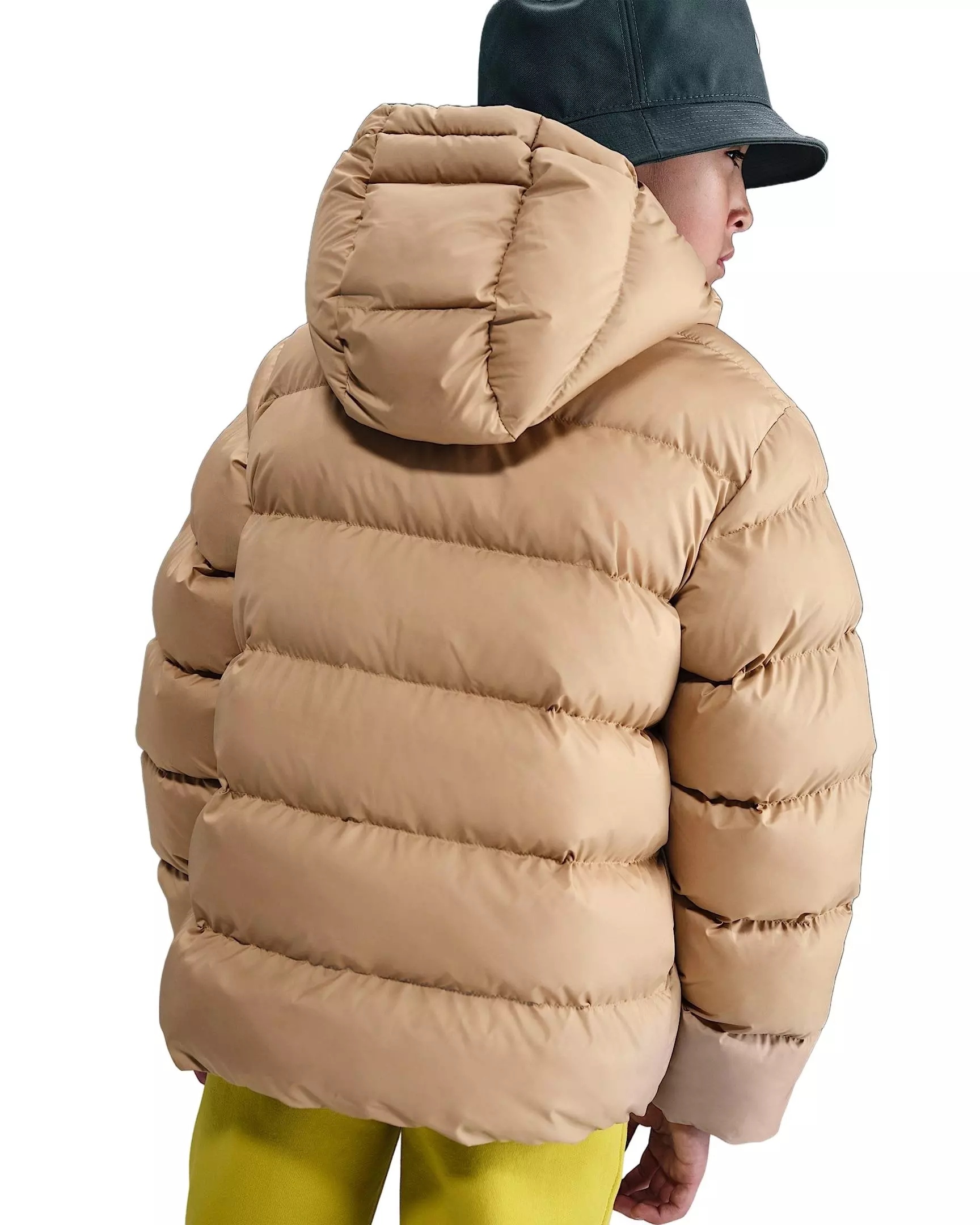 Nike Big Kids' Sportswear All Day Play Therma-FIT Loose-Fit Puffer Jacket - Brown - BROWN