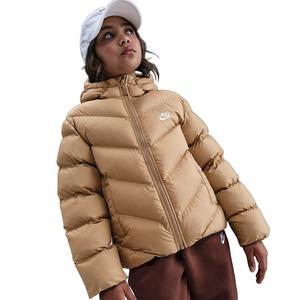 Nike Big Kids' Sportswear All Day Play Therma-FIT Loose-Fit Puffer Jacket - Brown