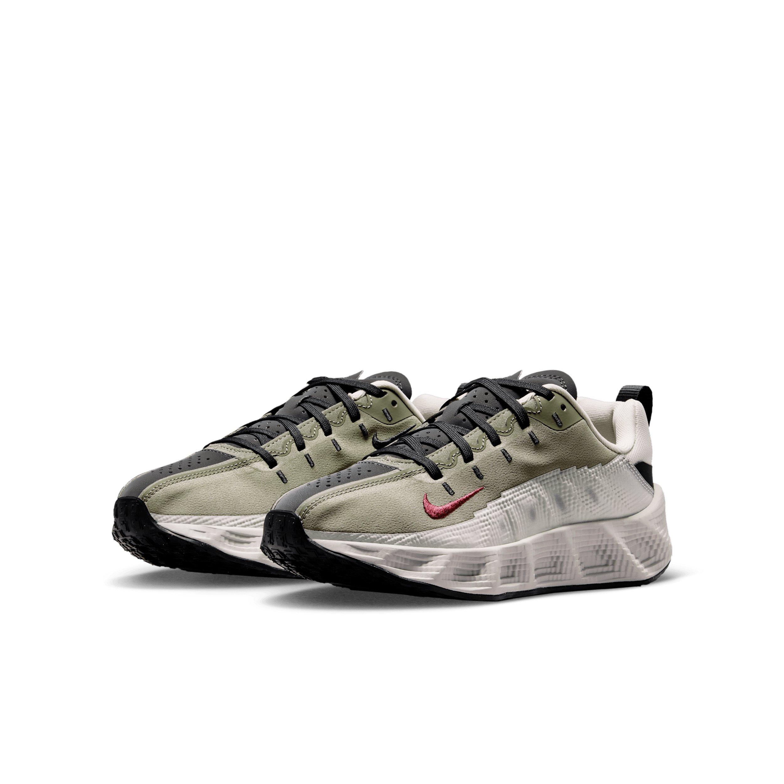 Nike Ava Rover "Light Army/Dark Smoke Grey/Dark Smoke Grey/Pink Smoke" Grade School Girls' Shoe - LT ARMY/DK GREY/DK GREY/PINK Thumbnail View 3