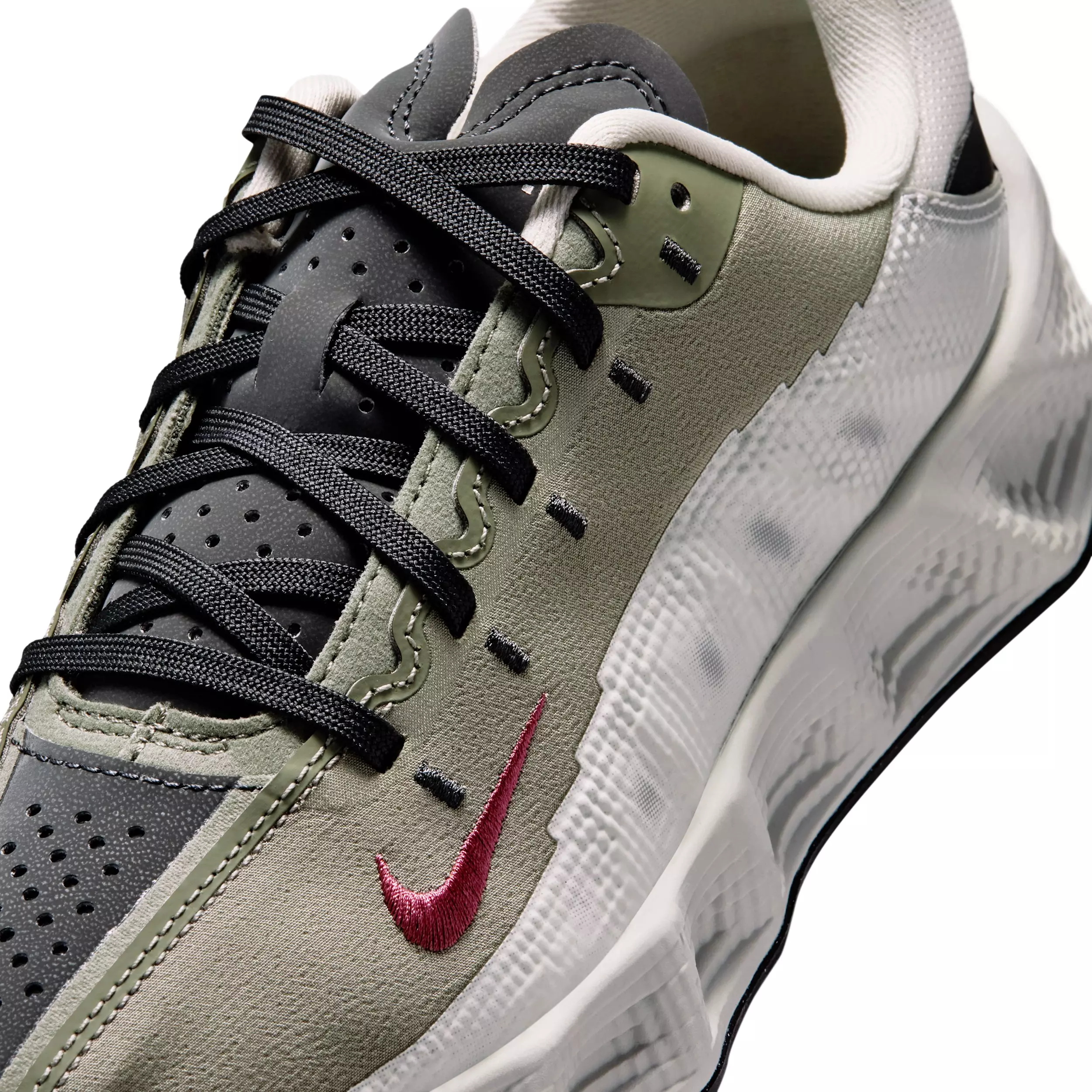 Nike Ava Rover "Light Army/Dark Smoke Grey/Dark Smoke Grey/Pink Smoke" Grade School Girls' Shoe - LT ARMY/DK GREY/DK GREY/PINK