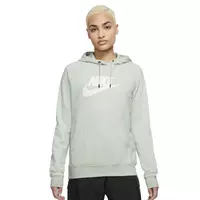 Nike Women's Sportswear Essential Fleece Pullover Hoodie - Olive - Hibbett
