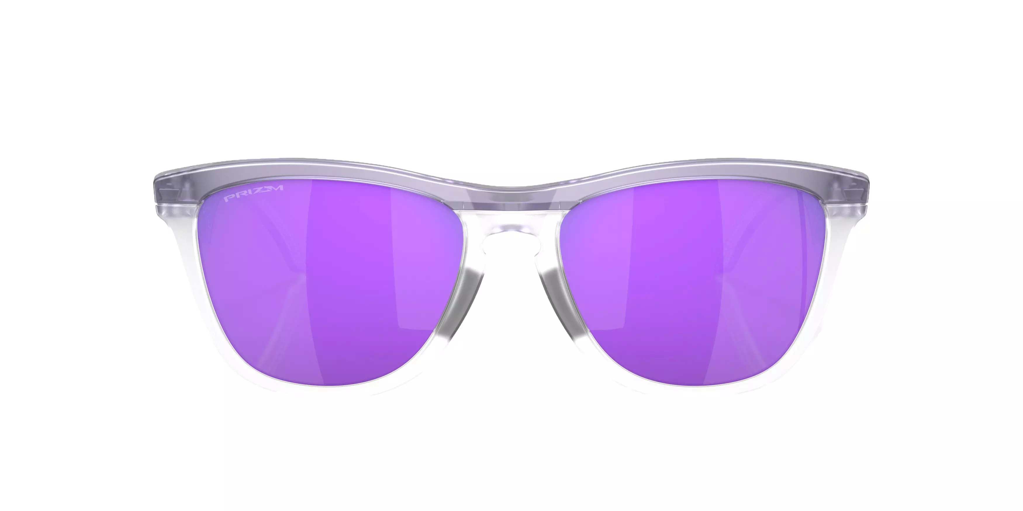 Oakley Frogskins Hybrid Prizm Violet Sunglasses - Clear - CLEAR/PURPLE