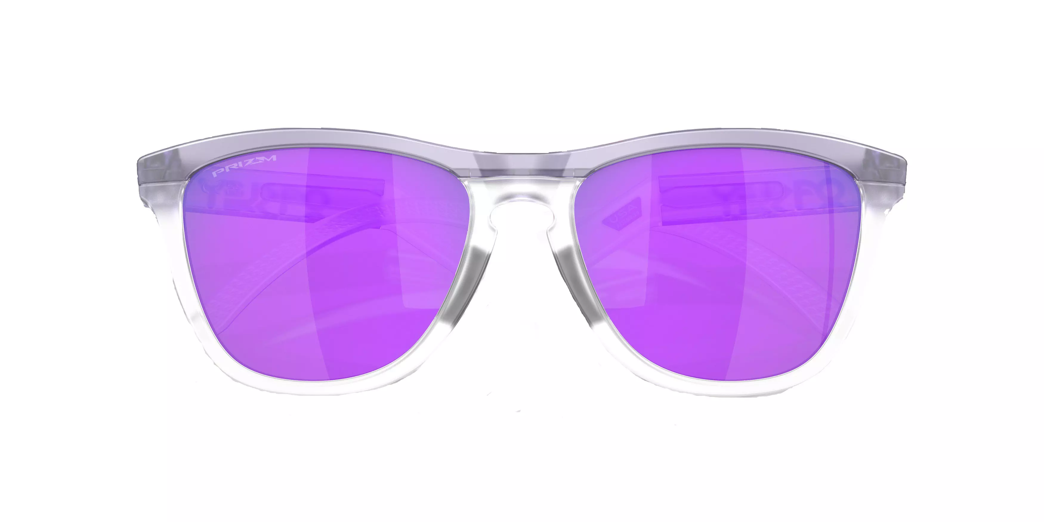 Oakley Frogskins Hybrid Prizm Violet Sunglasses - Clear - CLEAR/PURPLE