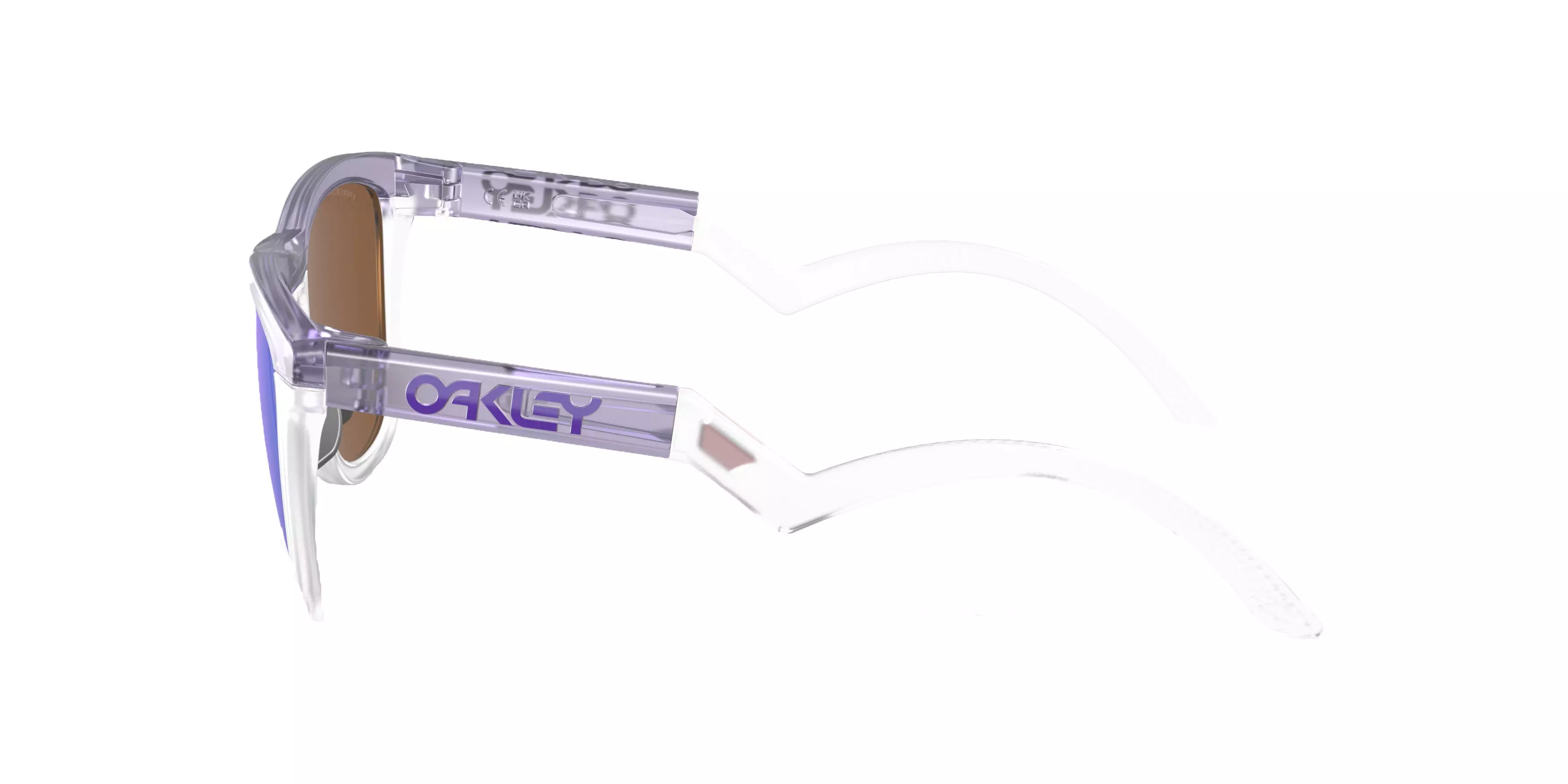Oakley Frogskins Hybrid Prizm Violet Sunglasses - Clear - CLEAR/PURPLE