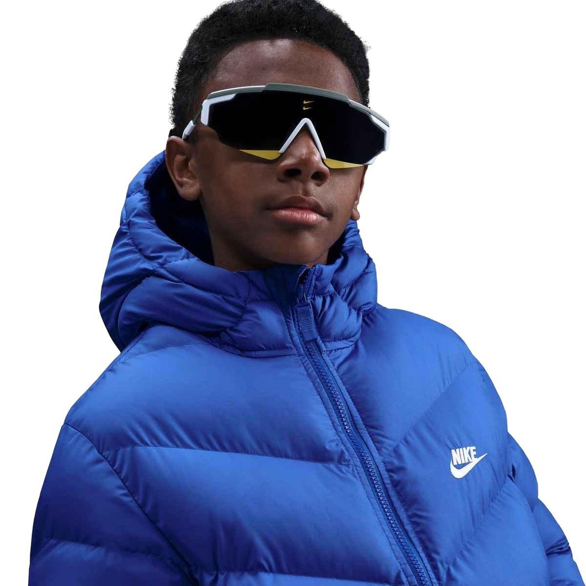 Nike Sportswear All Day Play Therma-FIT Loose-Fit Big Kids' Blue Puffer Jacket