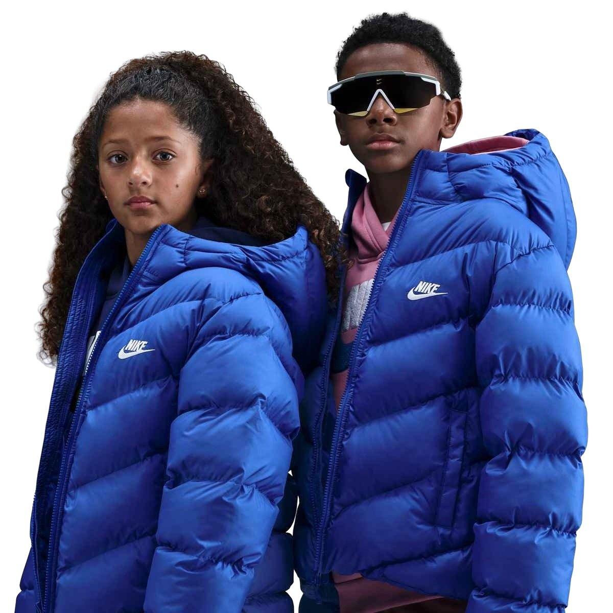 Nike Sportswear All Day Play Therma-FIT Loose-Fit Big Kids' Blue Puffer Jacket