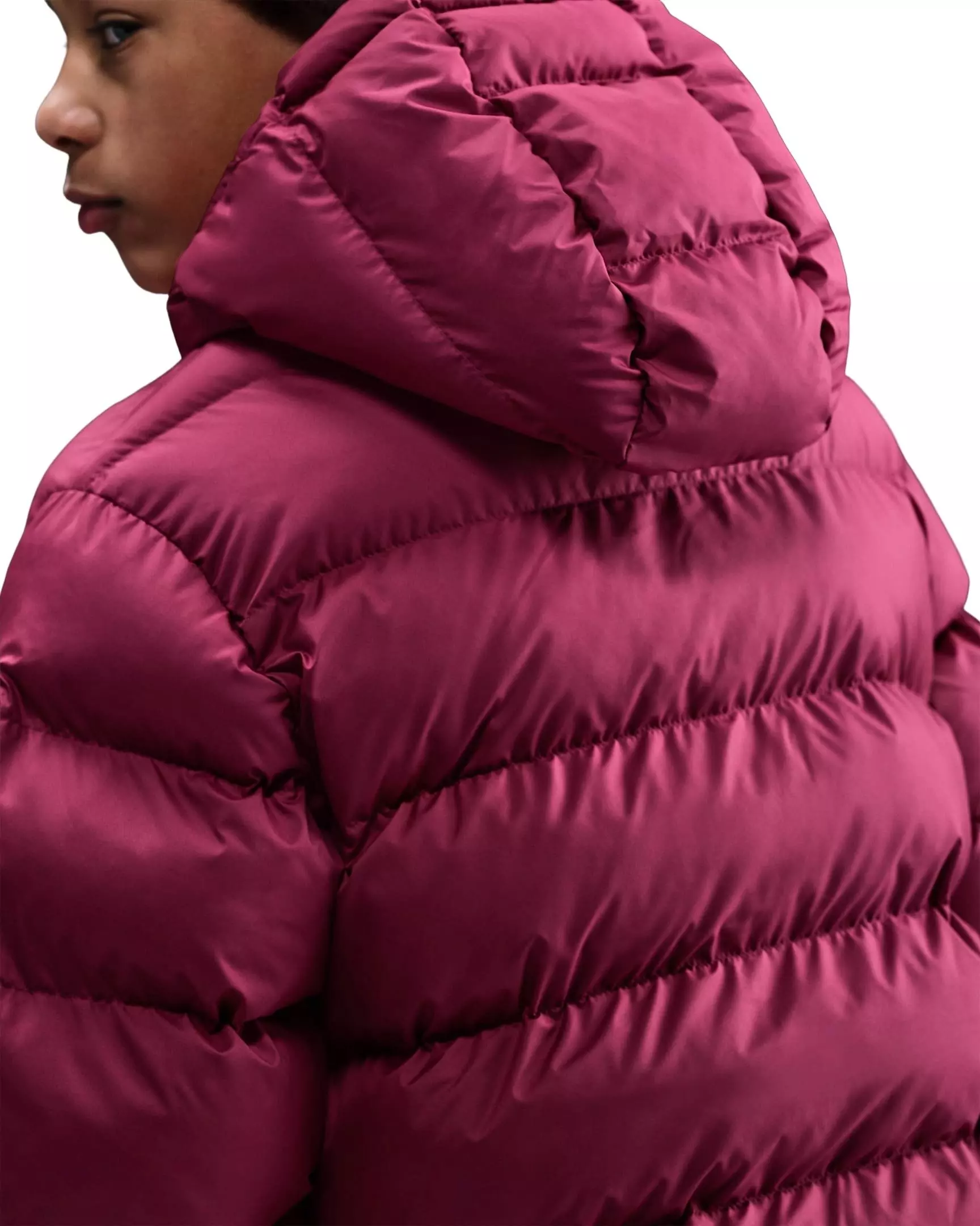 Nike Big Kids' Sportswear All Day Play Therma-FIT Loose-Fit Puffer Jacket - Pink - PURPLE