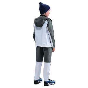 Nike Big Boys' Tech Woven Jacket - White/Grey