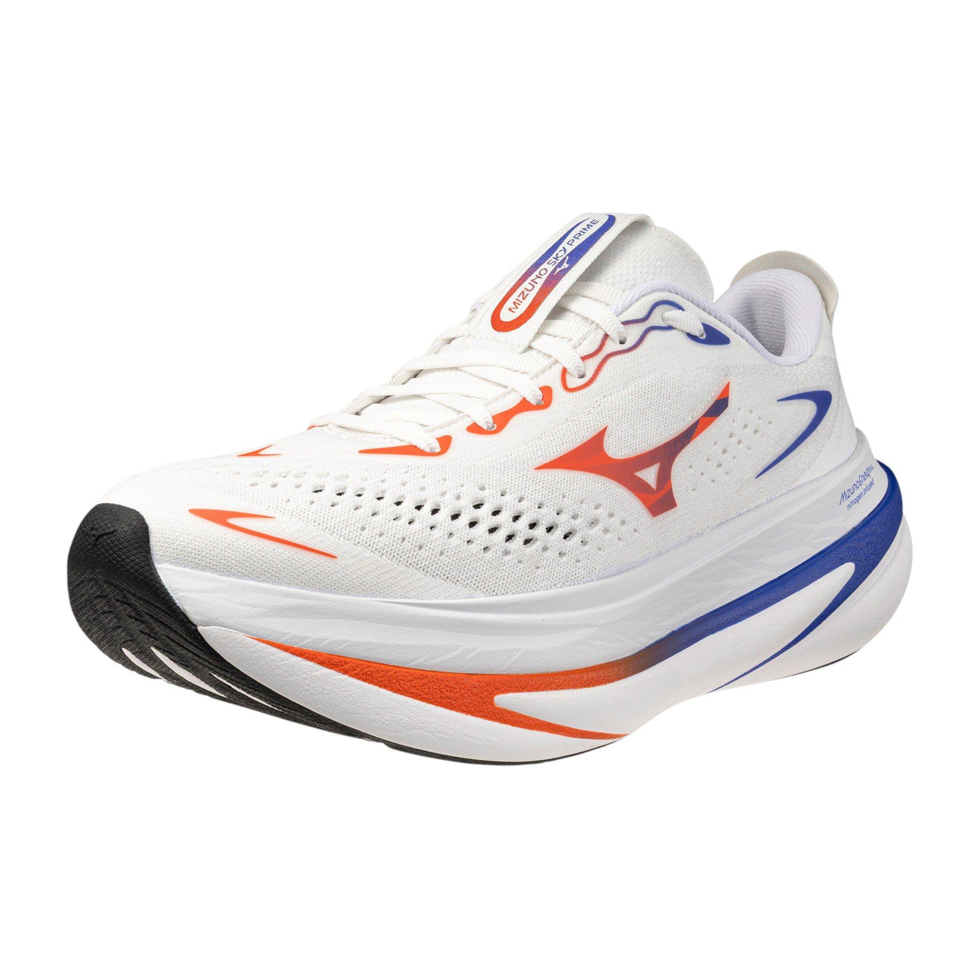 Mizuno Sky Prime "White/Orange.com" Men's Running Shoe - WHITE/ORANGE