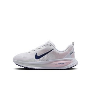 Nike Vomero 18 "White/Football Grey/Barely Green/Midnight Navy" Grade School Girls' Running Shoe