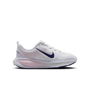 Nike Vomero 18 "White/Football Grey/Barely Green/Midnight Navy" Grade School Girls' Running Shoe