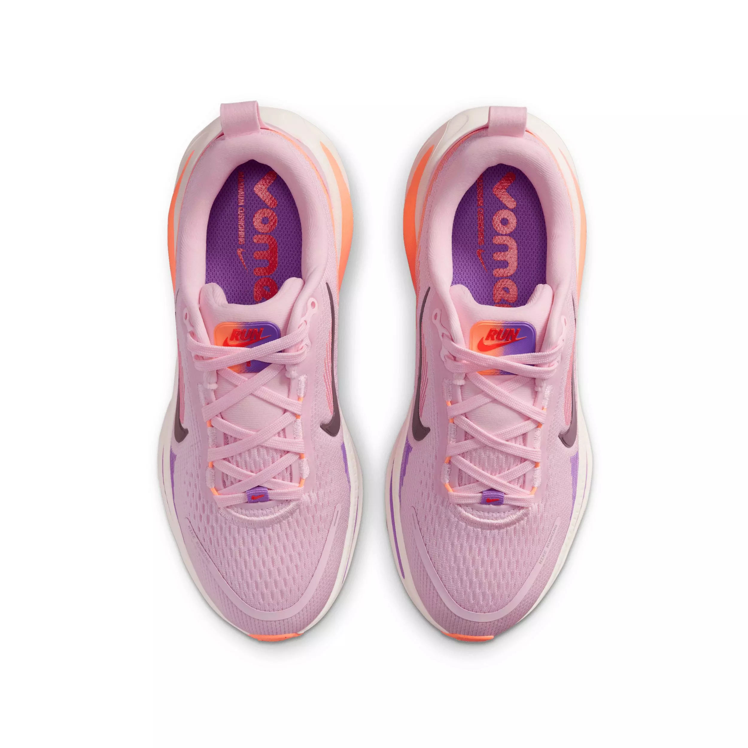 Nike Vomero 18 "Pink Foam/Bright Violet/Sail/Tattoo" Grade School Girls' Running Shoe - PINK/VIOLET/SAIL/TATTOO