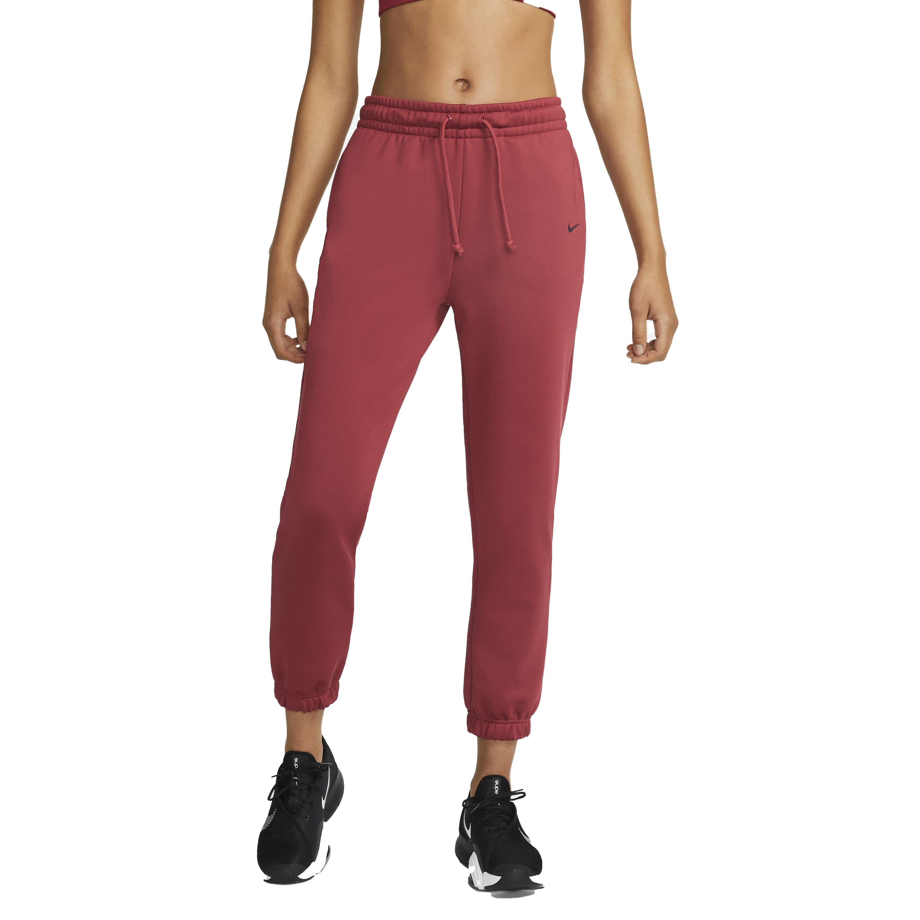 Nike Women's Therma-FIT All Time Training Pants - RED Thumbnail View 1