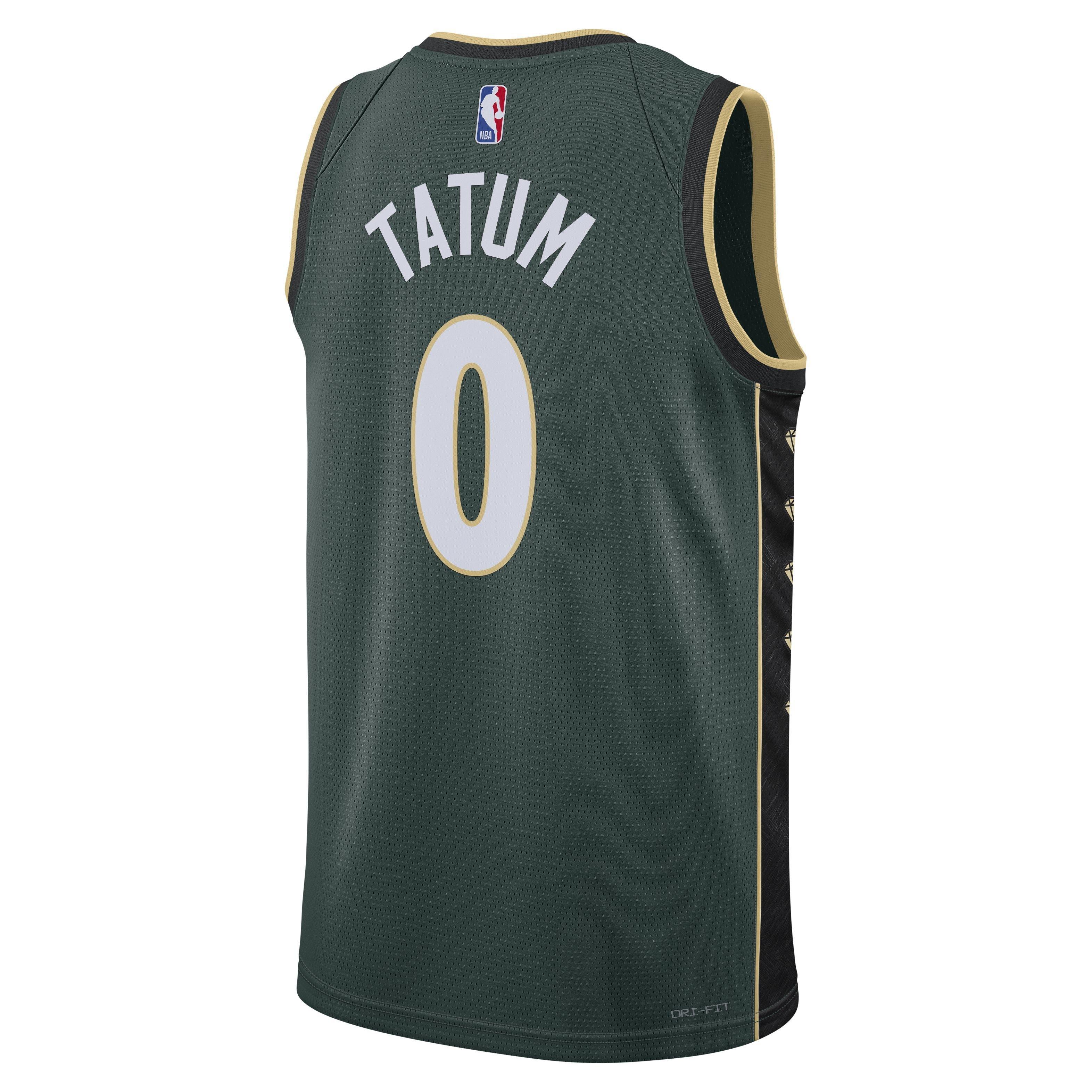 Nike Basketball NBA Boston Celtics Dri-FIT Jayson Tatum jersey vest in green