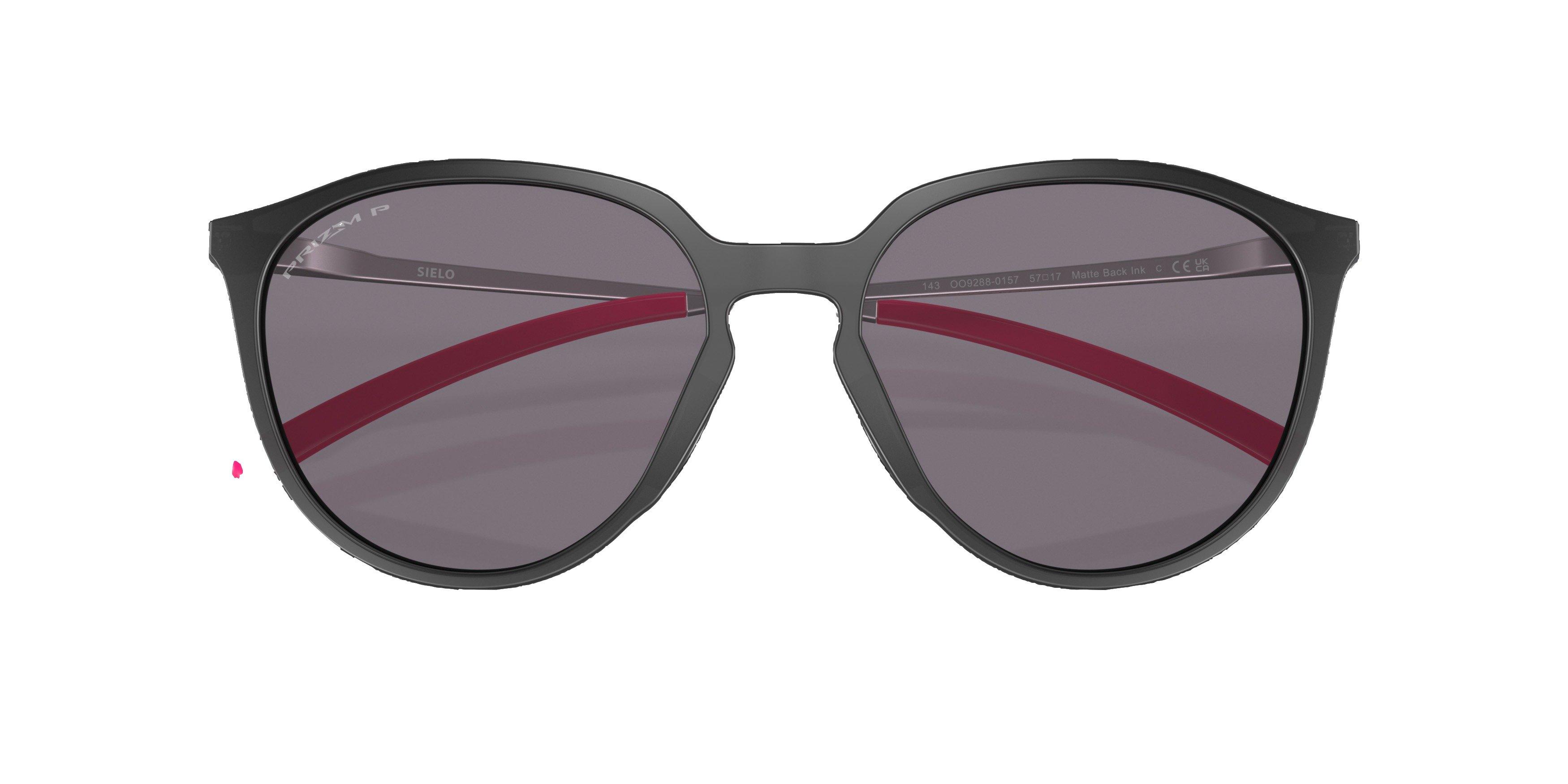 Oakley Sielo Prizm Grey Polarized Sunglasses - Black - BLACK Thumbnail View 4