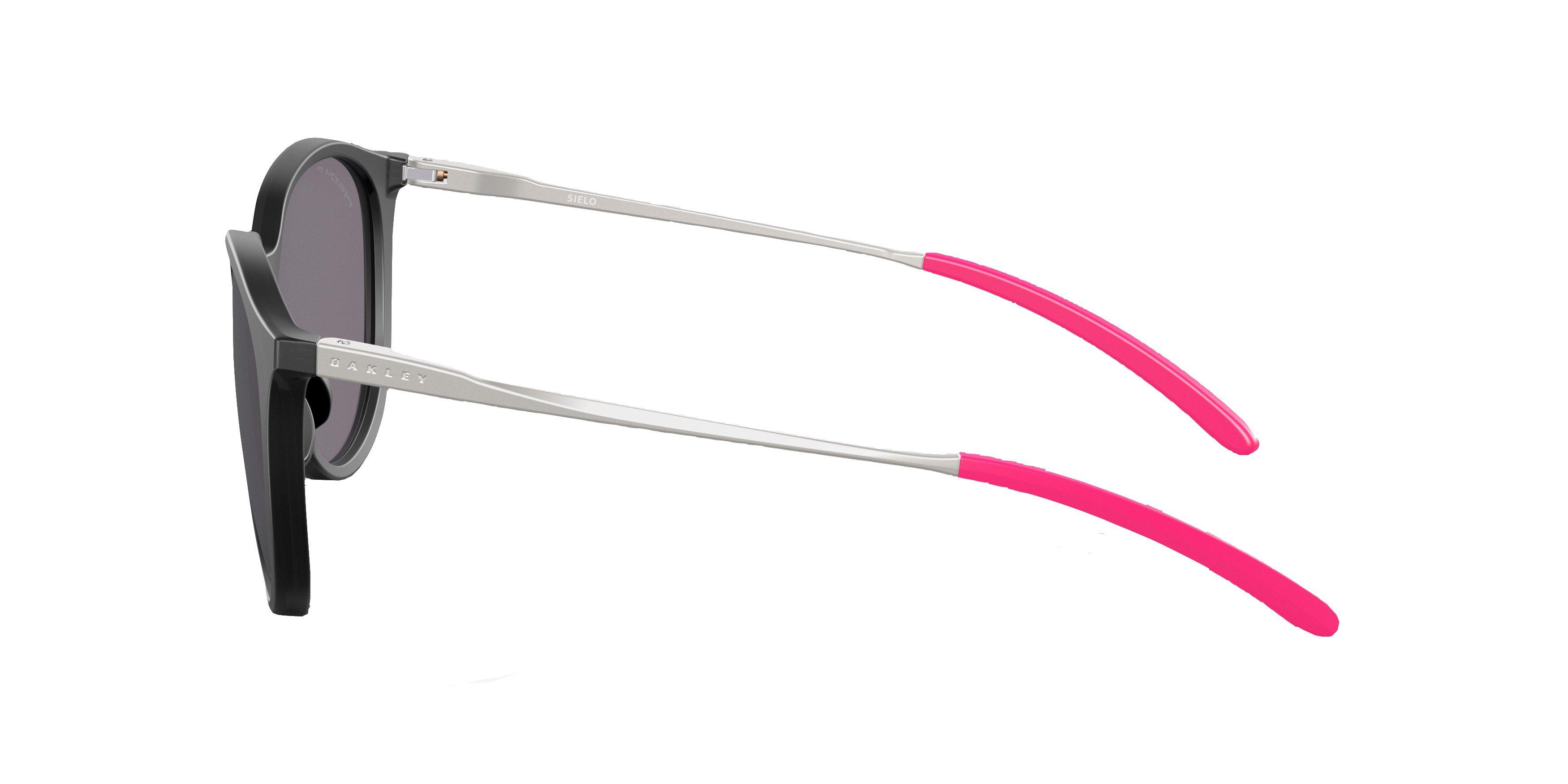 Oakley Sielo Prizm Grey Polarized Sunglasses - Black - BLACK Thumbnail View 5