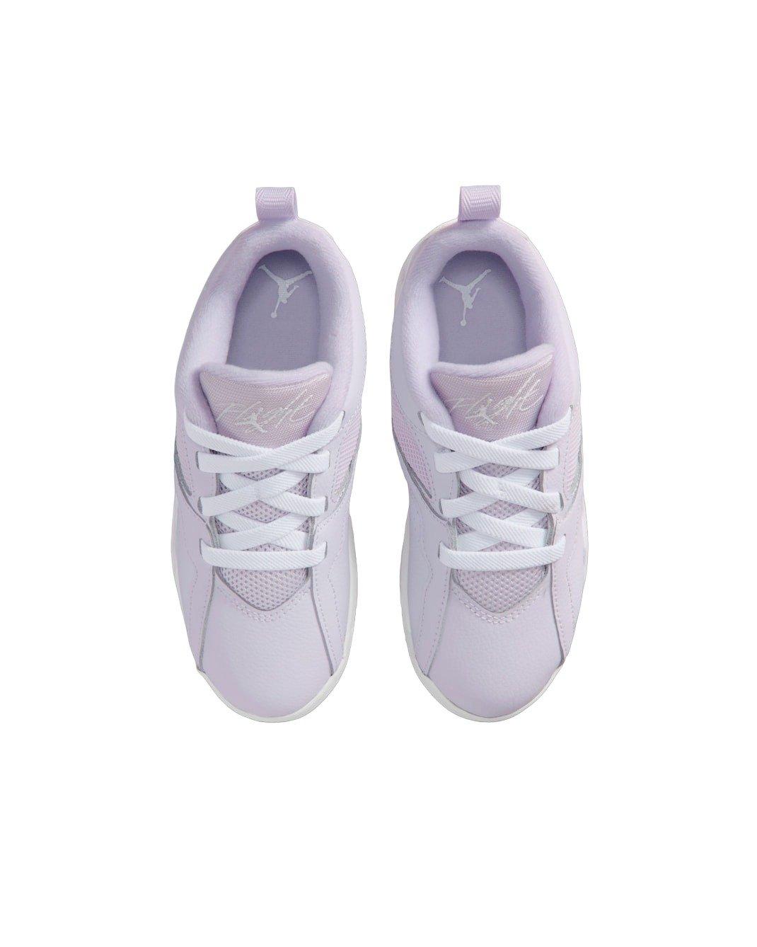 Jordan MVP 92 "Barely Grape/Violet Mist/White" Preschool Girls' Shoe - GRAPE/VIOLET/WHITE Thumbnail View 4