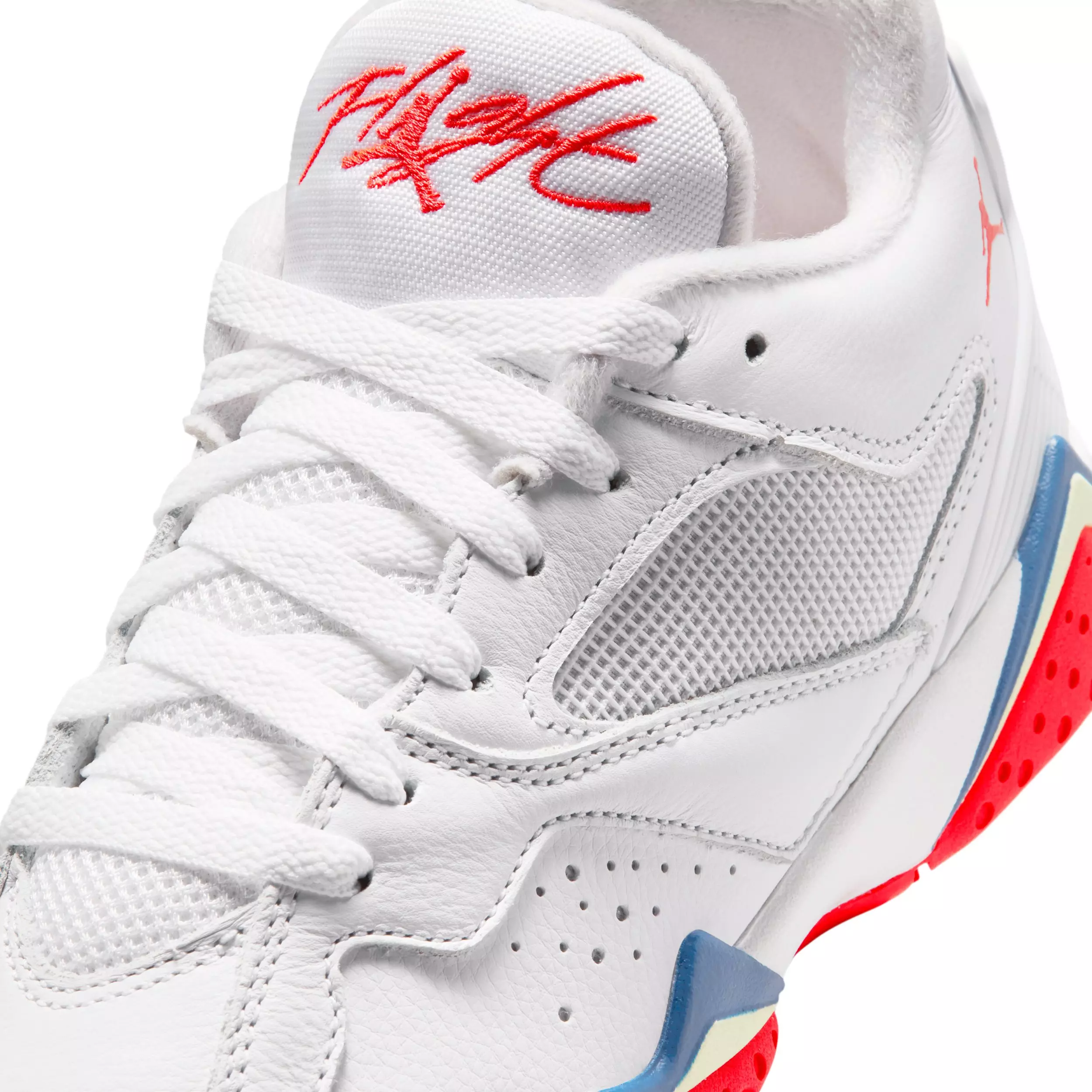 Jordan MVP 92 "White/Vast Grey/Game Royal/Infrared 23" Grade School Boys' Shoe - WHITE/GREY/ROYAL/INFRARED