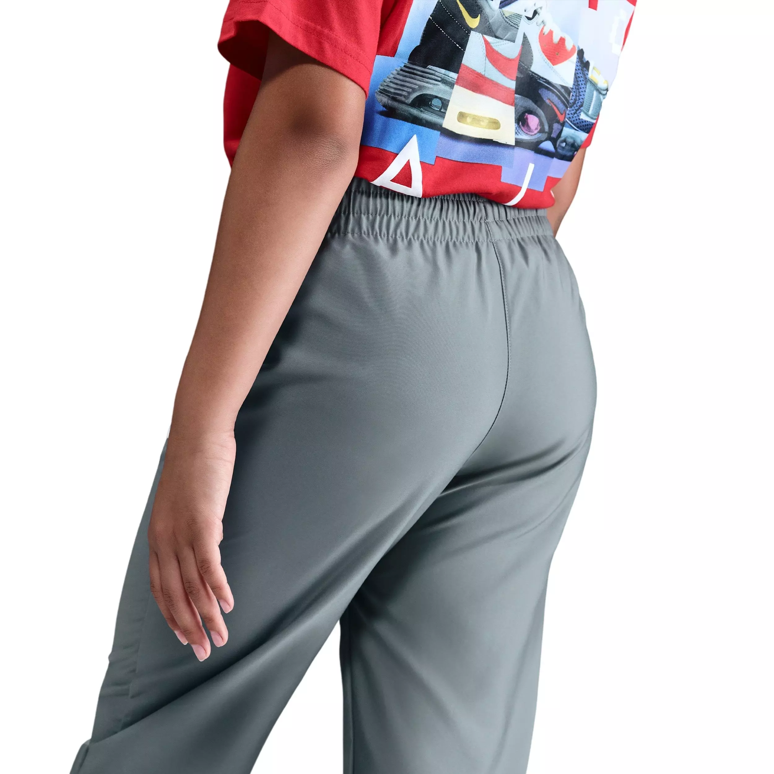 Nike Big Kids' Sportswear Woven Tracksuit - Grey - GREY