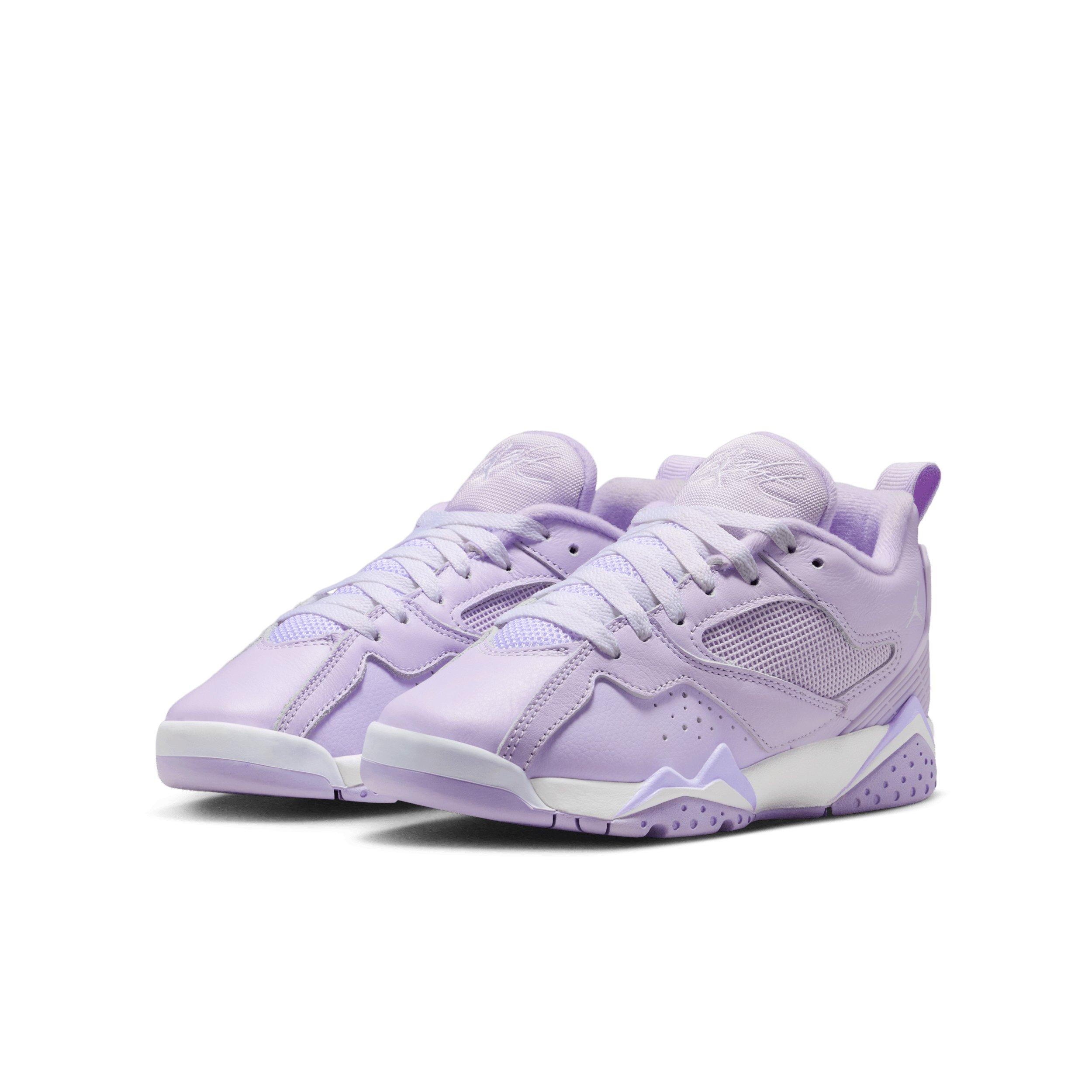 Jordan MVP 92 "Barely Grape/Violet Mist/White" Grade School Girls' Shoe - GRAPE/VIOLET/WHITE Thumbnail View 3