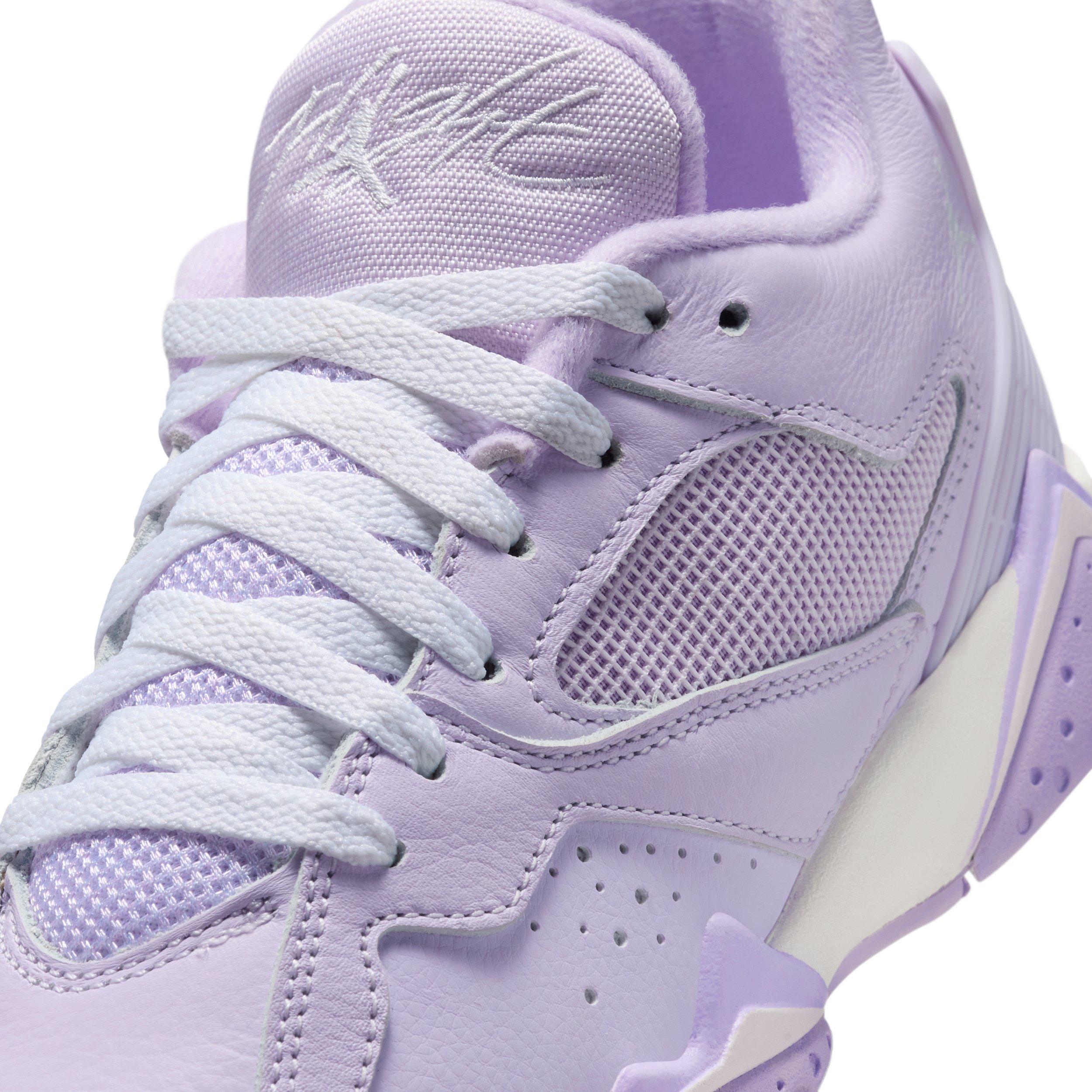 Jordan MVP 92 "Barely Grape/Violet Mist/White" Grade School Girls' Shoe - GRAPE/VIOLET/WHITE Thumbnail View 7