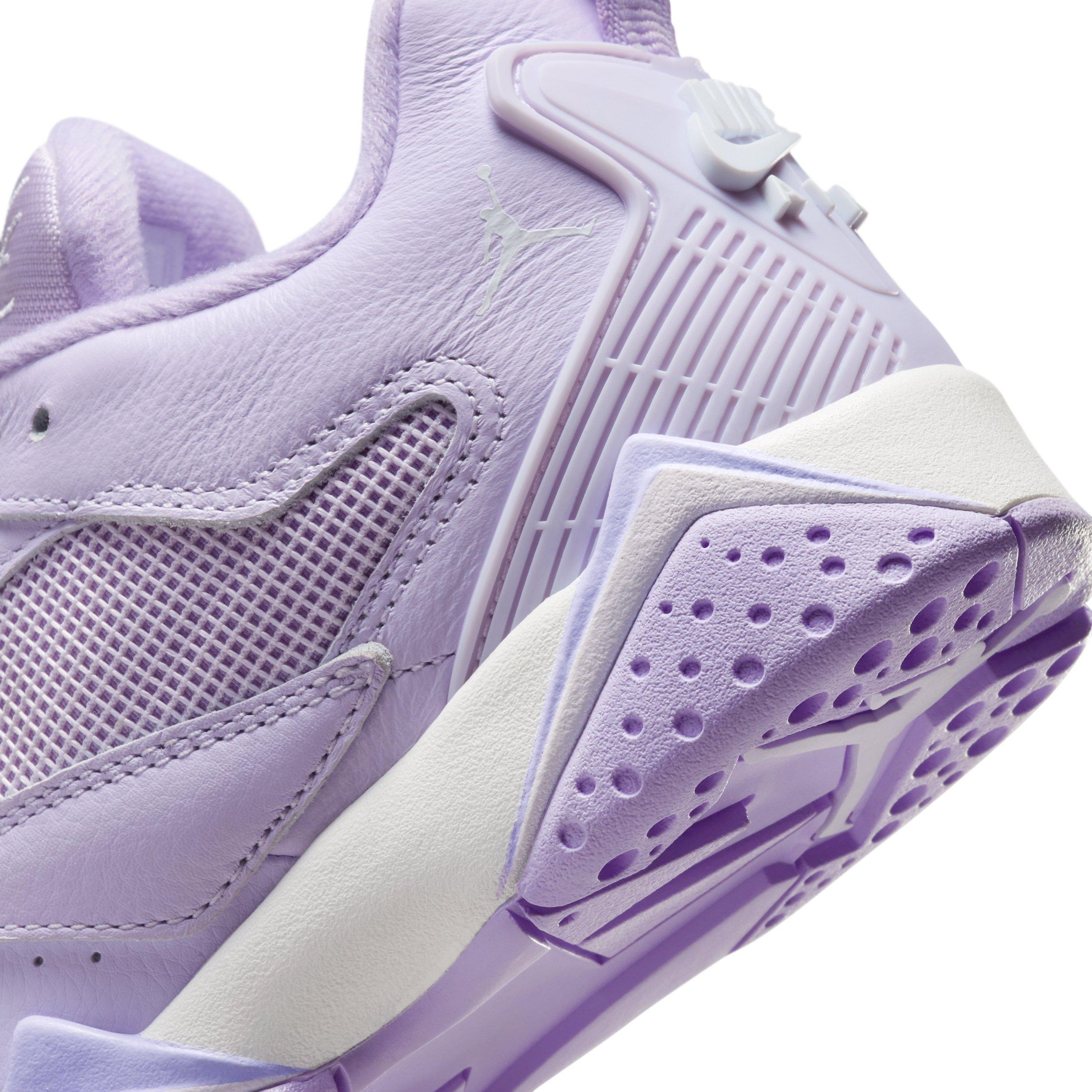 Jordan MVP 92 "Barely Grape/Violet Mist/White" Grade School Girls' Shoe - GRAPE/VIOLET/WHITE Thumbnail View 8