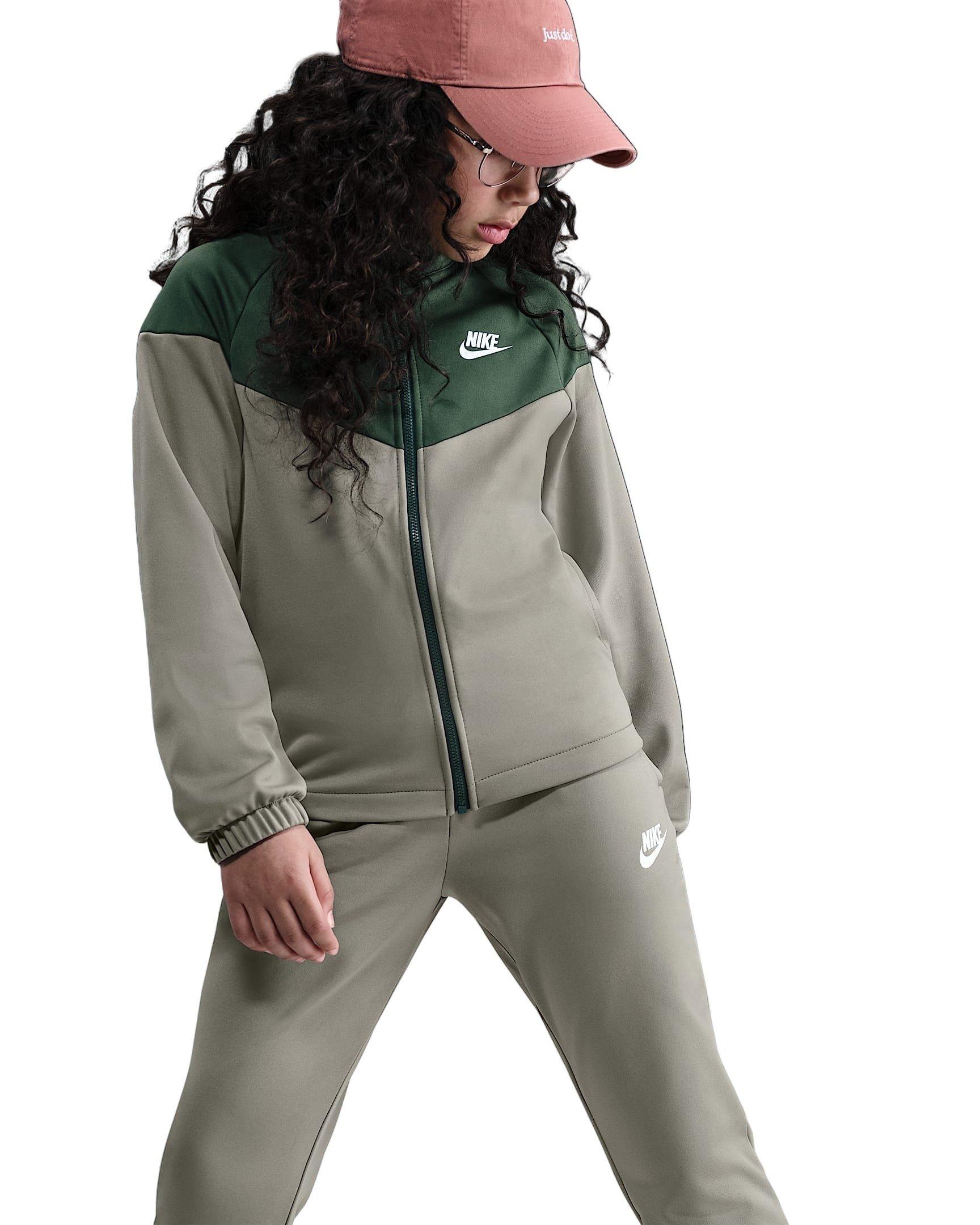 Nike Sportswear Dri-FIT Big Kids' Green Tracksuit