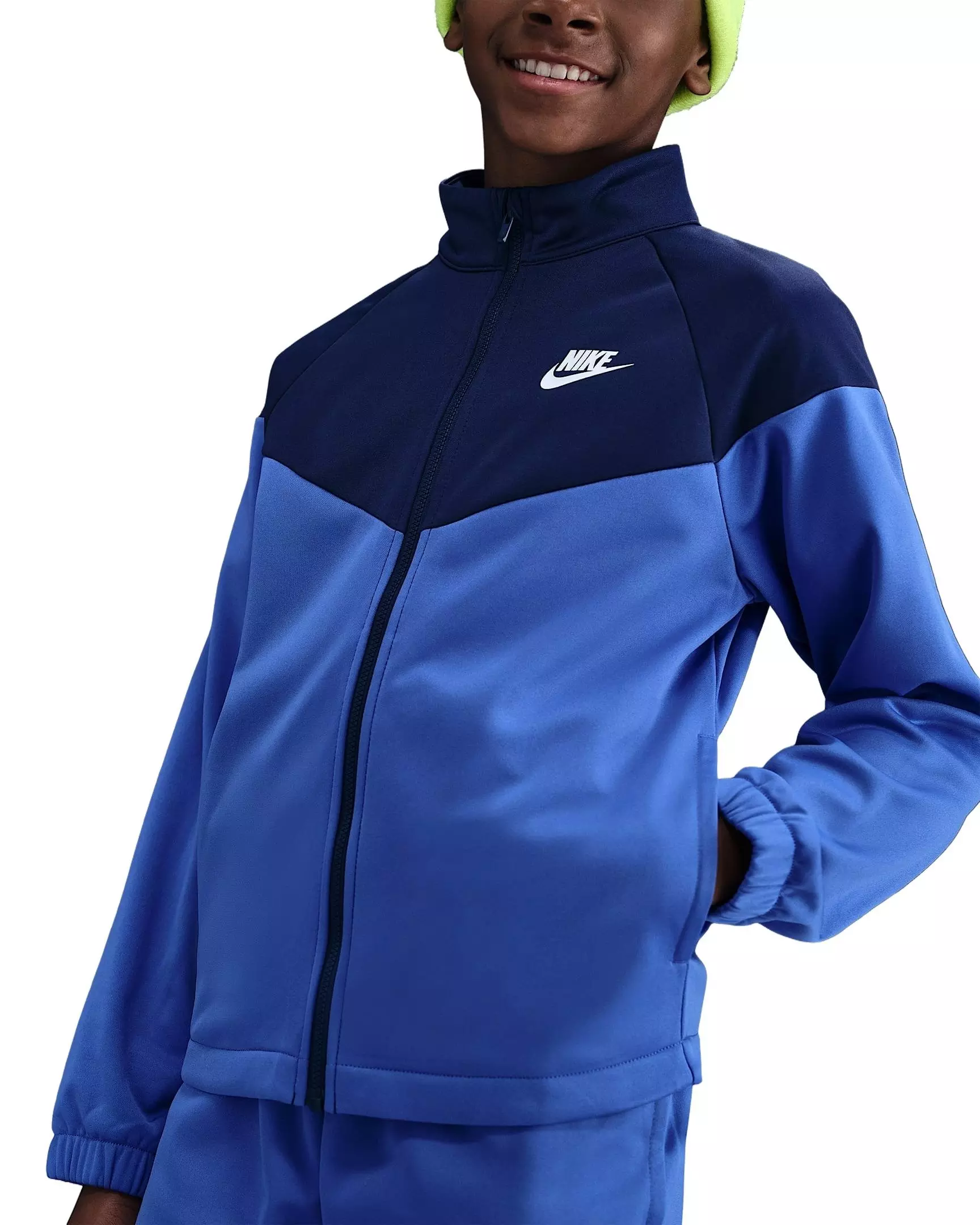 Nike Big Kids' Sportswear Dri-FIT Tracksuit - Blue - BLUE