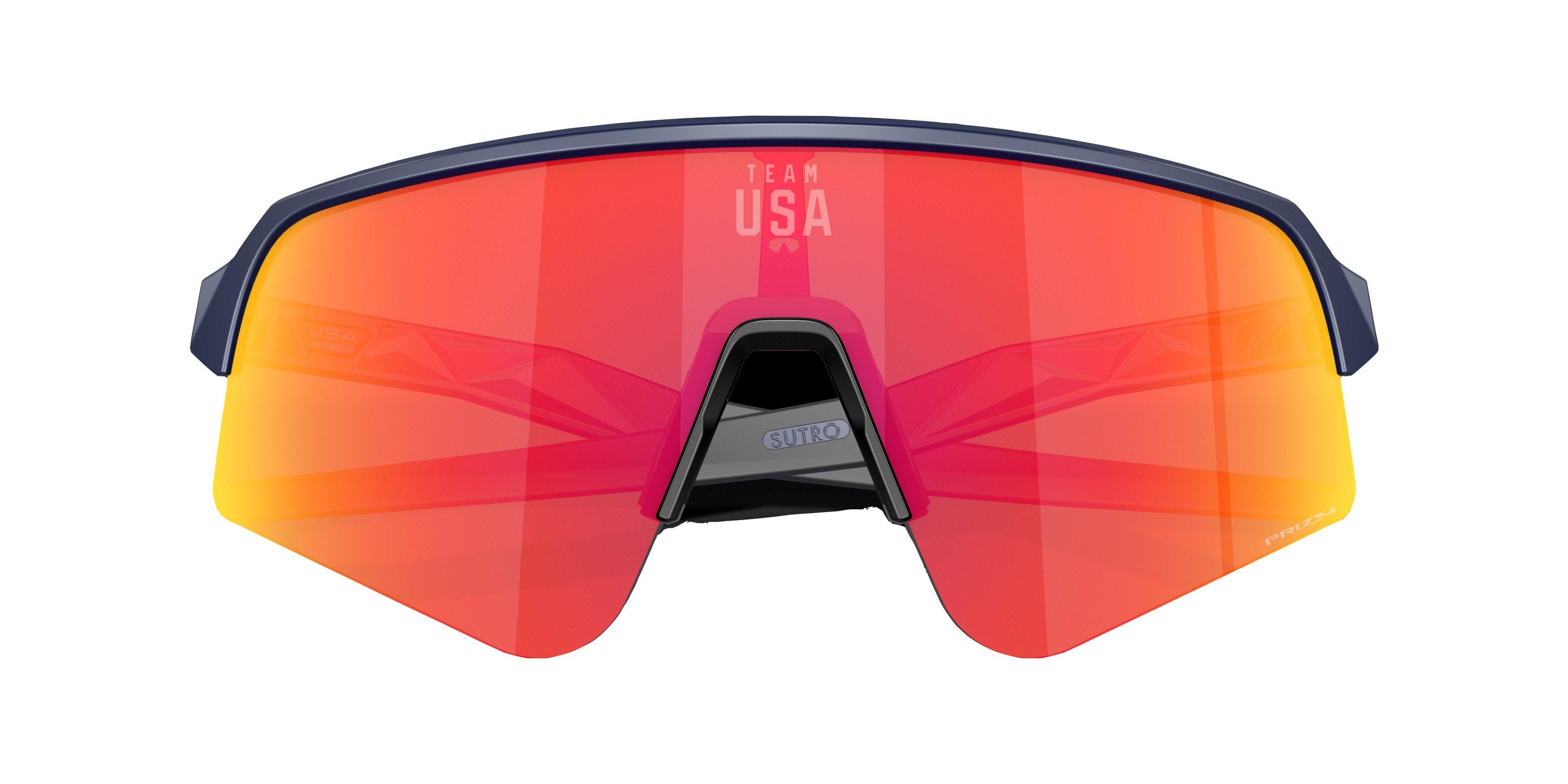 Oakley Sutro Lite Sweep Team USA Prizm Ruby Sunglasses - Blue - BLUE Thumbnail View 4