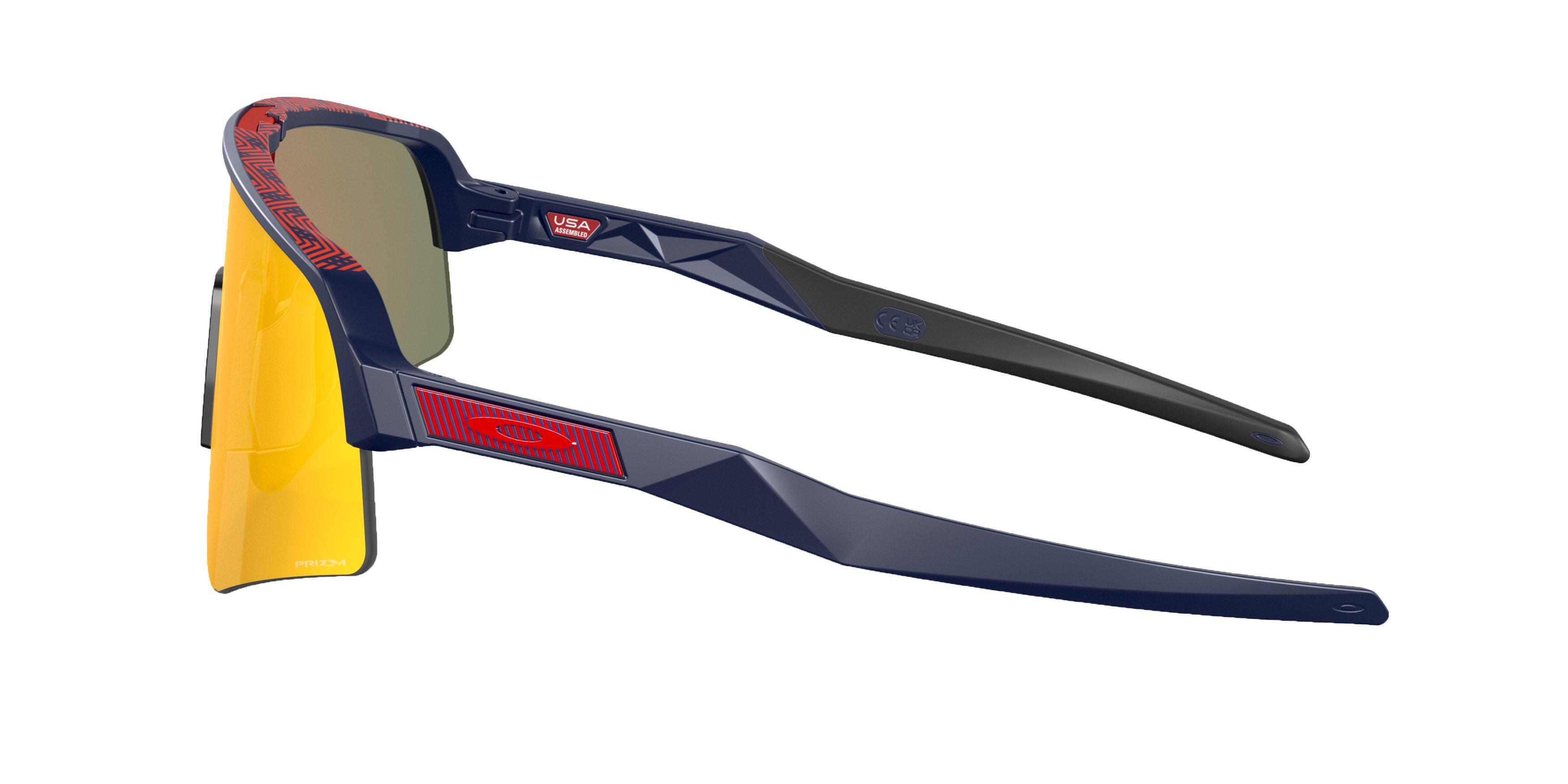Oakley Sutro Lite Sweep Team USA Prizm Ruby Sunglasses - Blue - BLUE Thumbnail View 5