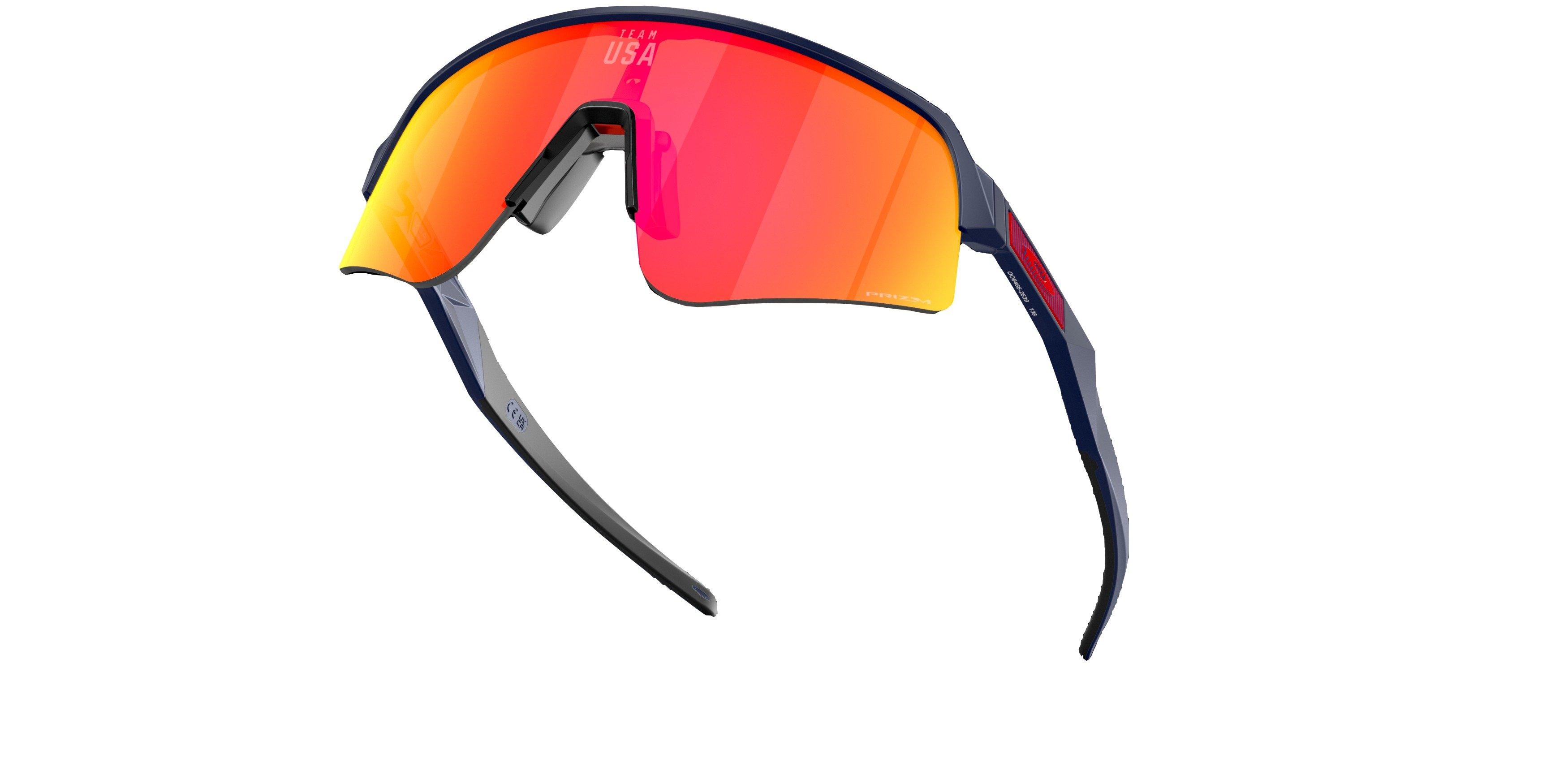 Oakley Sutro Lite Sweep Team USA Prizm Ruby Sunglasses - Blue - BLUE Thumbnail View 6