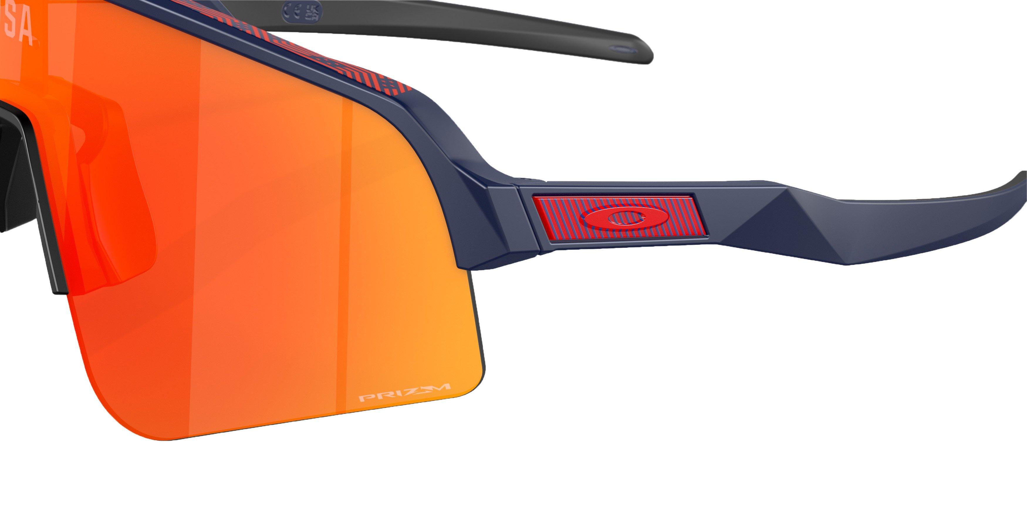 Oakley Sutro Lite Sweep Team USA Prizm Ruby Sunglasses - Blue - BLUE Thumbnail View 7
