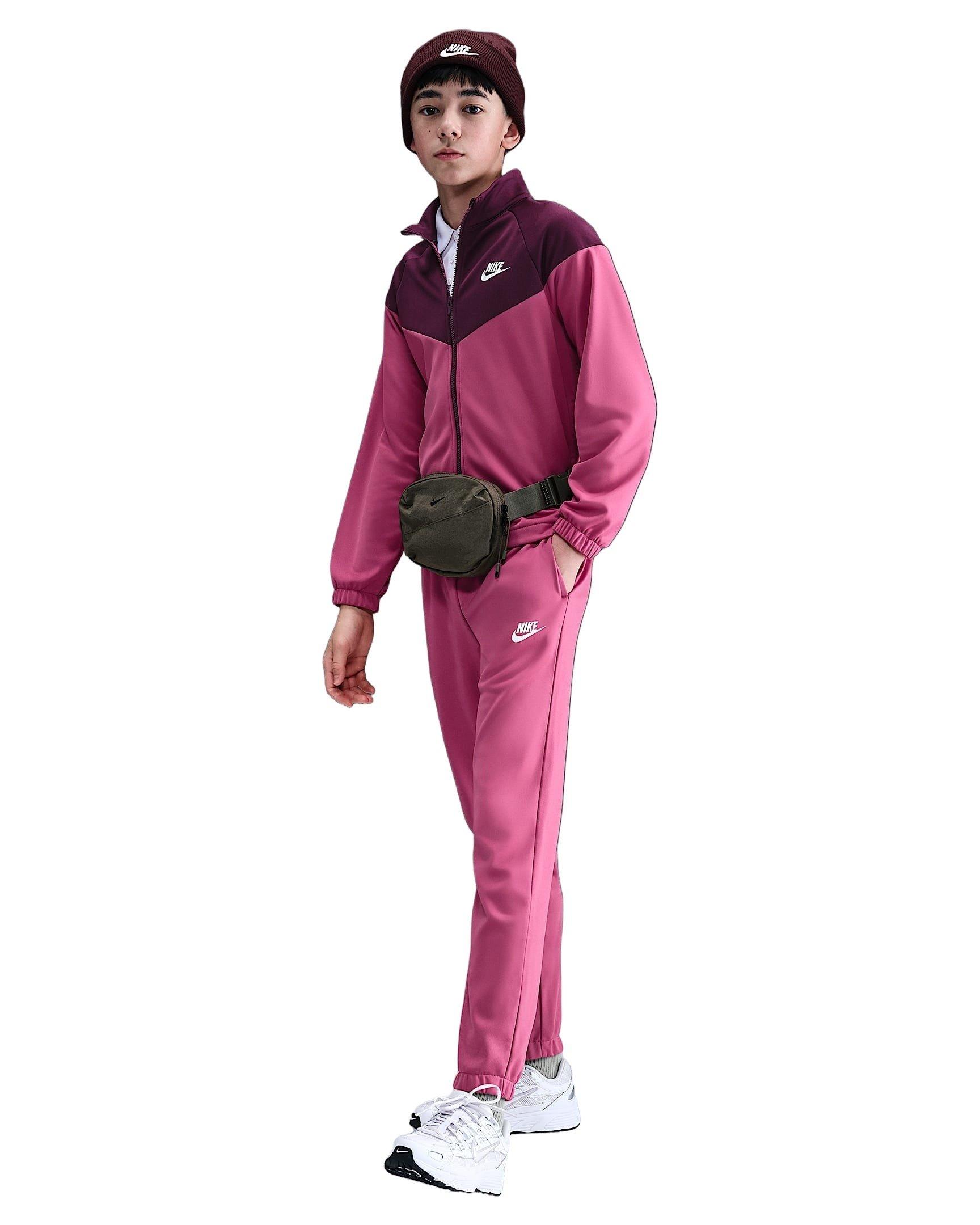 Nike Sportswear Dri-FIT Big Kids' Polyester Tracksuit - Purple
