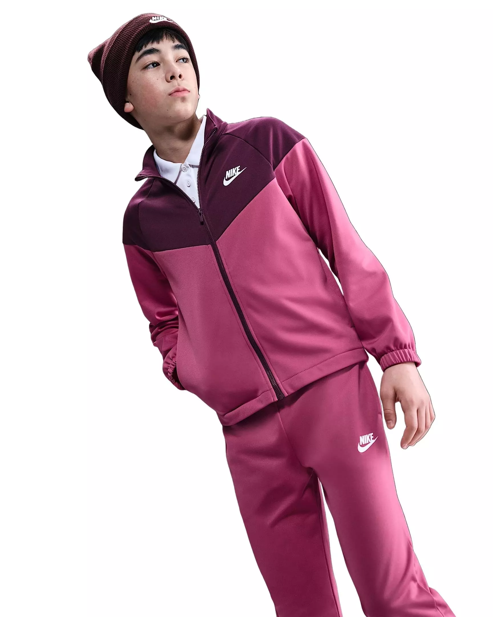 Nike Big Kids' Sportswear Dri-FIT Tracksuit - Purple - PURPLE