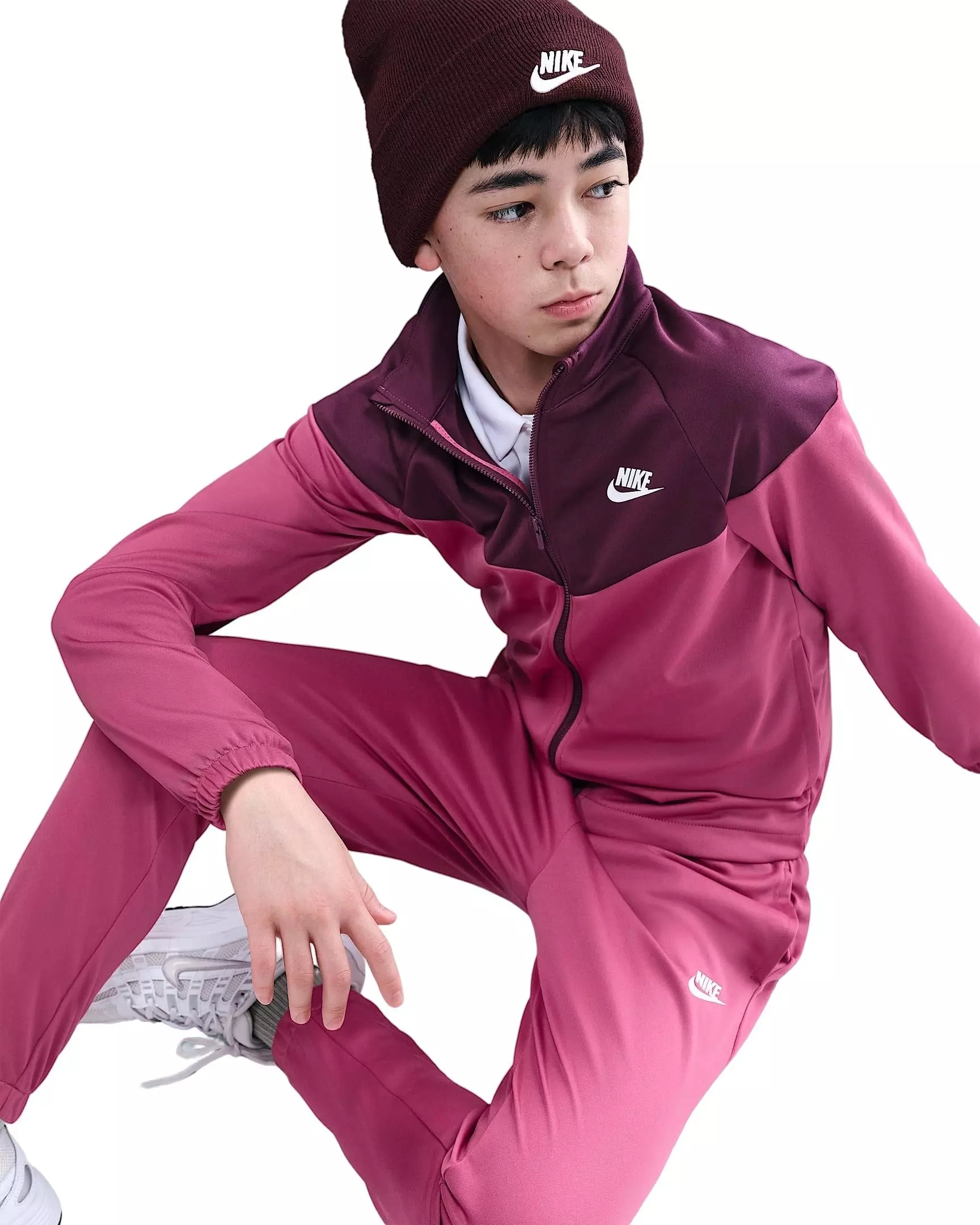 Nike Big Kids' Sportswear Dri-FIT Tracksuit - Purple - PURPLE