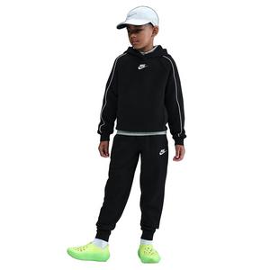 Nike Big Kids' Sportswear Club Fleece Hooded Tracksuit - Black