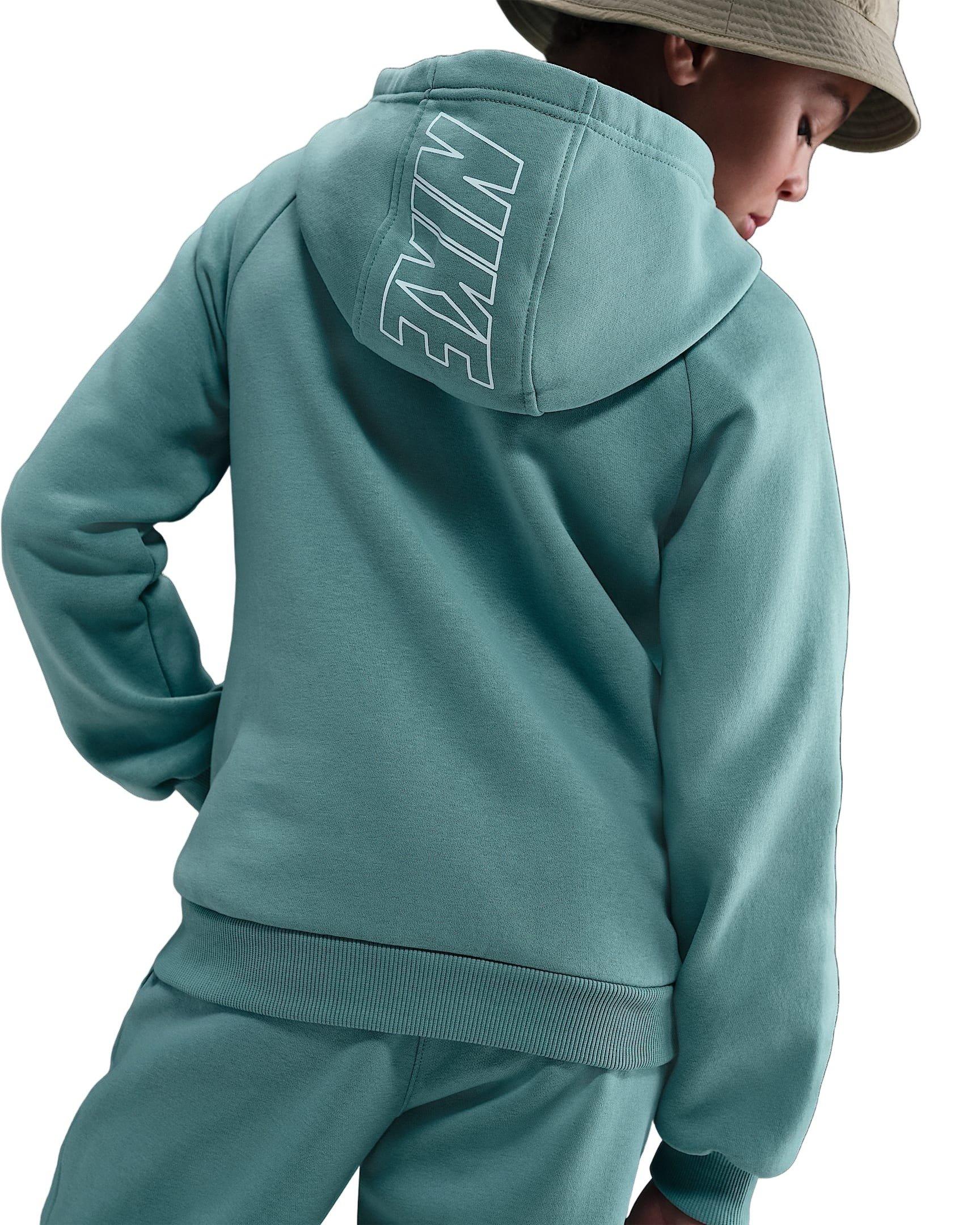 Nike Sportswear Club Fleece Big Kids' Green Hooded Tracksuit