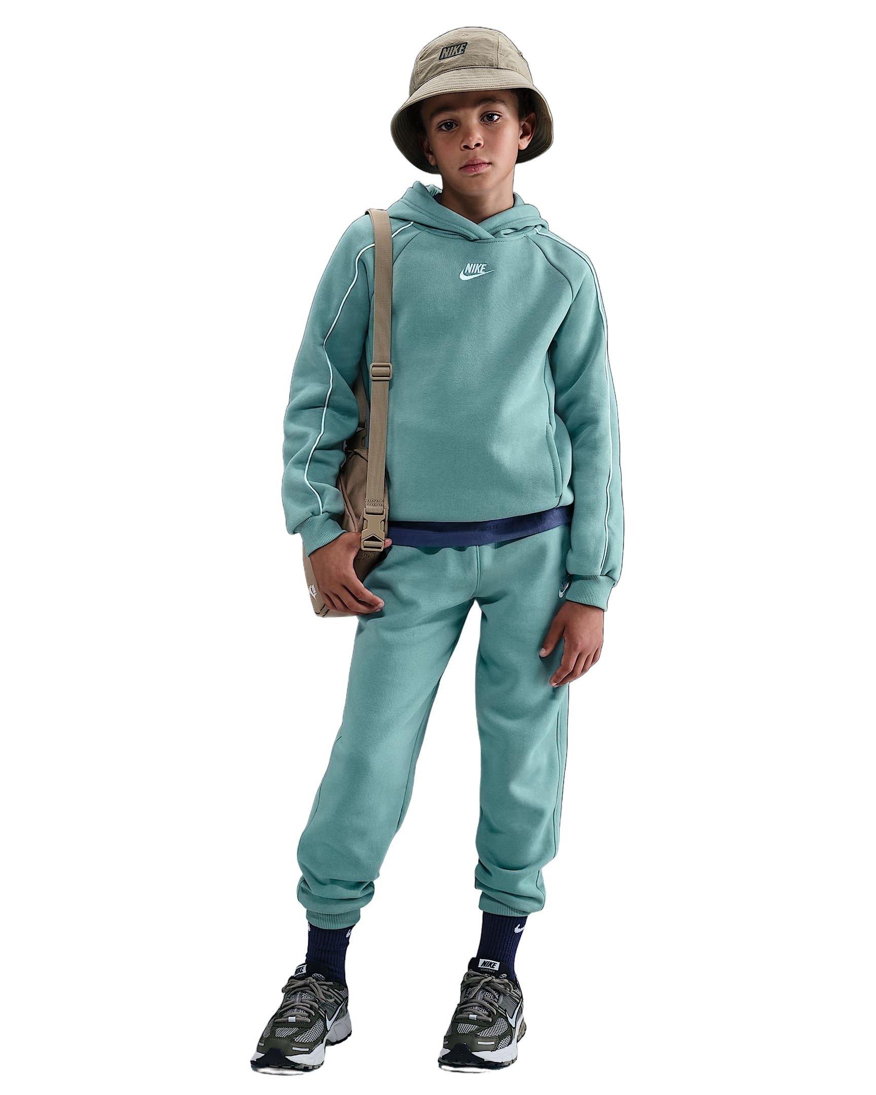 Nike Sportswear Club Fleece Big Kids' Green Hooded Tracksuit