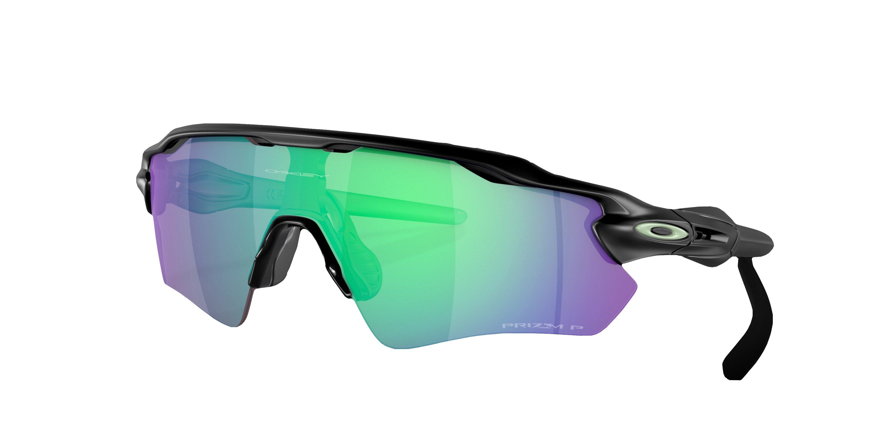 Oakley Radar EV Path Prizm Jade Polarized Sunglasses - Black - BLACK Thumbnail View 1