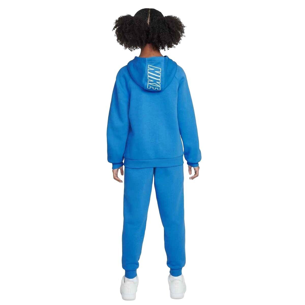 Nike Sportswear Club Fleece Big Kids' Blue Hooded Tracksuit