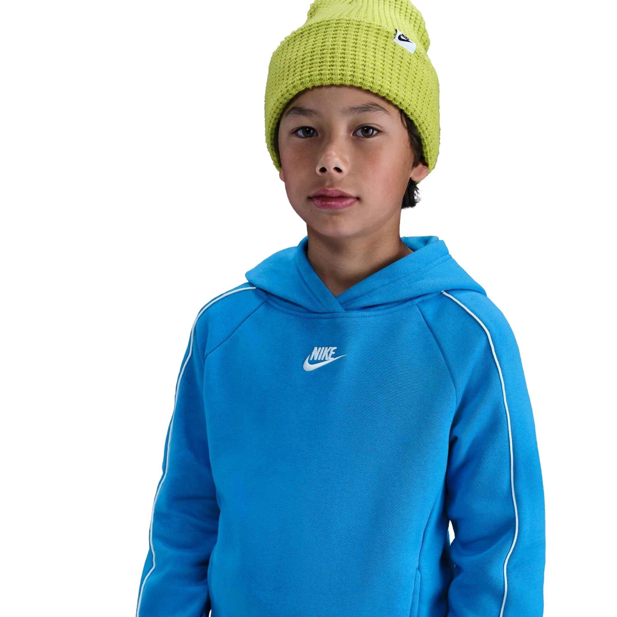 Nike Sportswear Club Fleece Big Kids' Blue Hooded Tracksuit