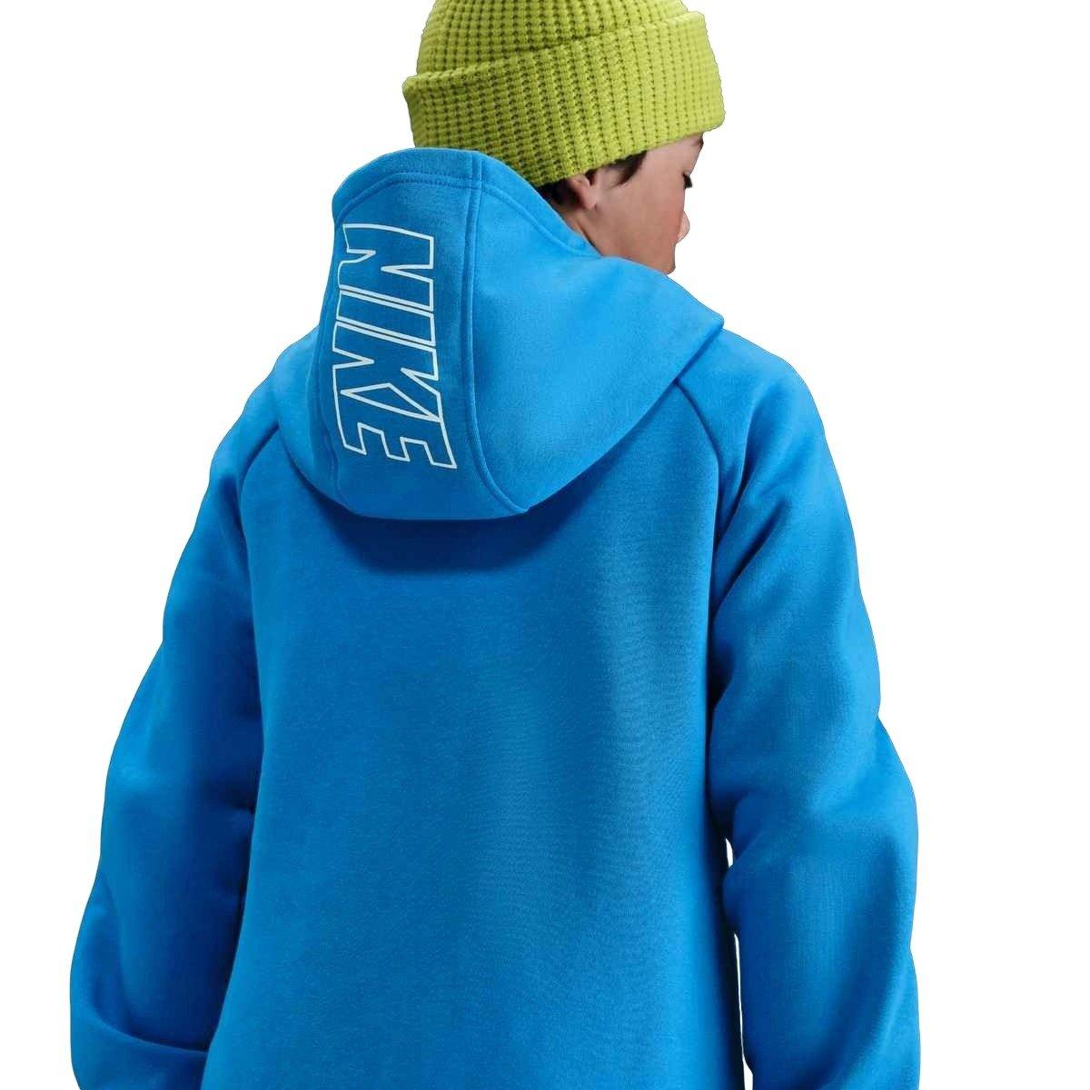 Nike Sportswear Club Fleece Big Kids' Blue Hooded Tracksuit