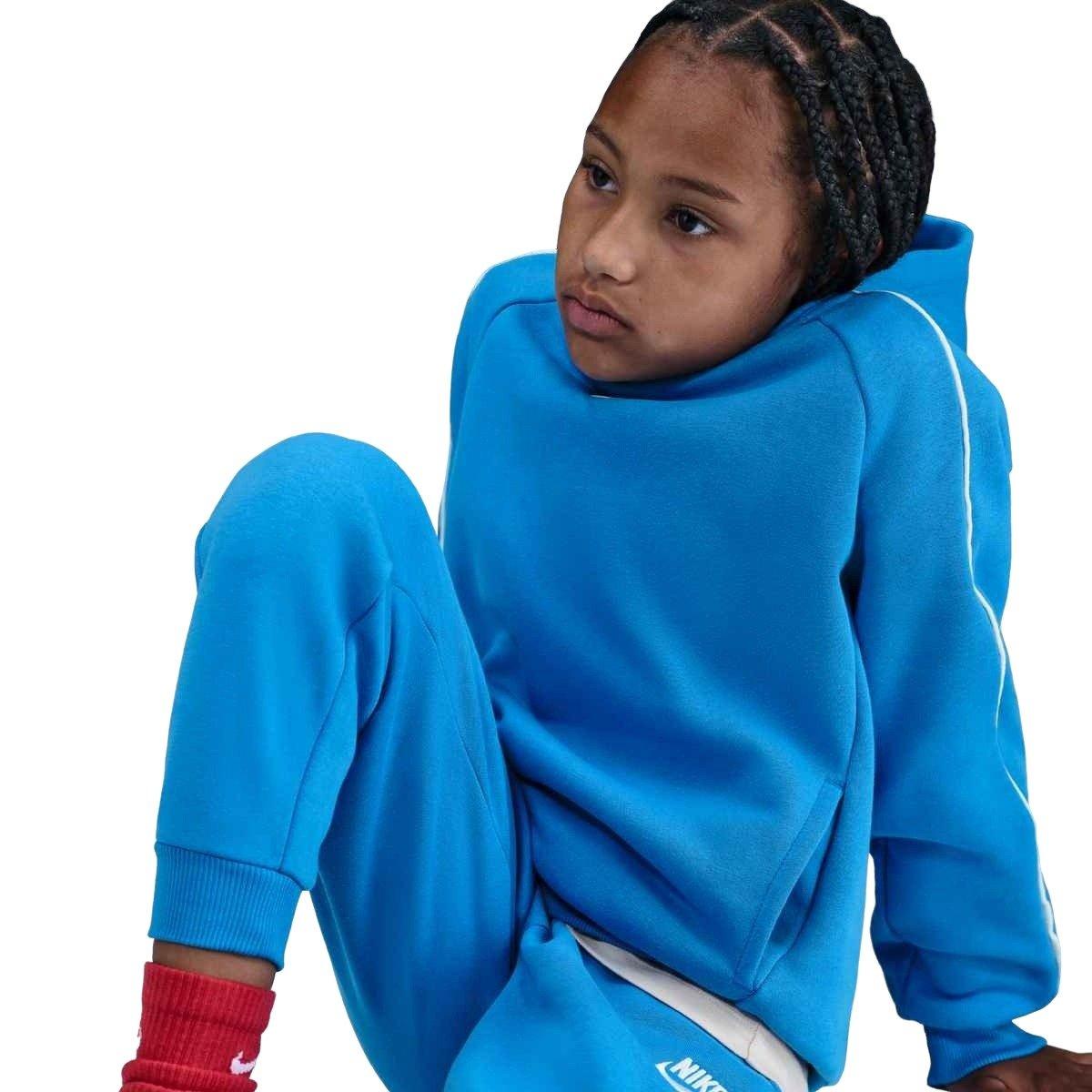 Nike Sportswear Club Fleece Big Kids' Blue Hooded Tracksuit