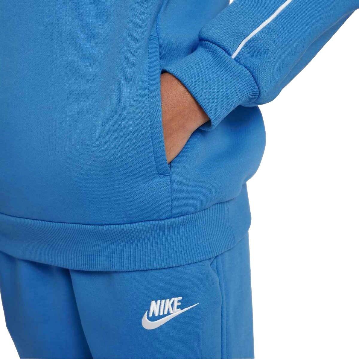 Nike Sportswear Club Fleece Big Kids' Blue Hooded Tracksuit