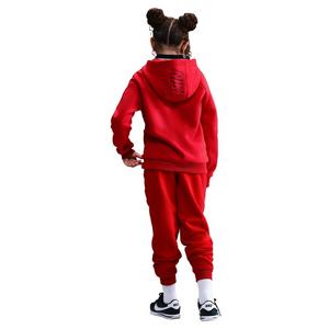 Nike Big Kids' Sportswear Club Fleece Hooded Tracksuit - Red - RED