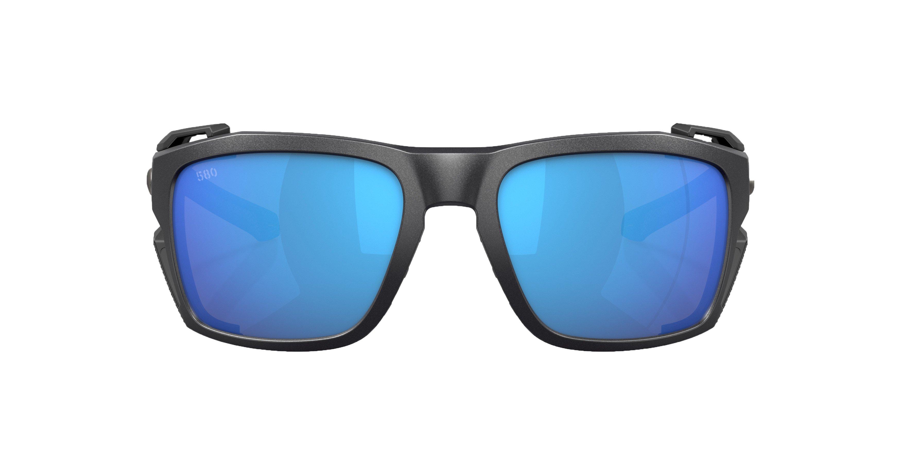 Costa Del Mar King Tide 8 Blue Mirror Polarized Sunglasses - Black Pearl - BLACK Thumbnail View 2