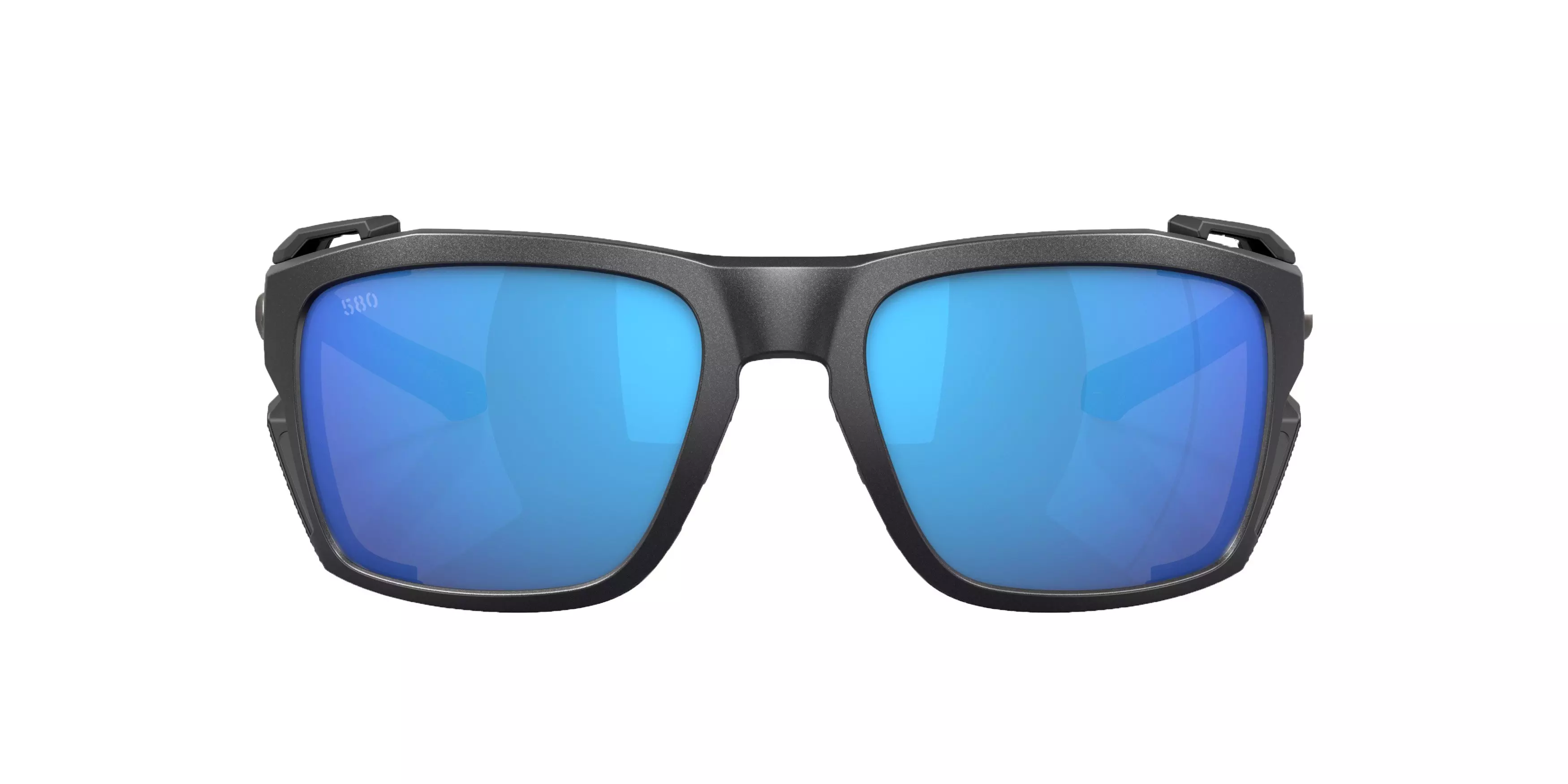 Costa Del Mar King Tide 8 Blue Mirror Polarized Sunglasses - Black Pearl - BLACK