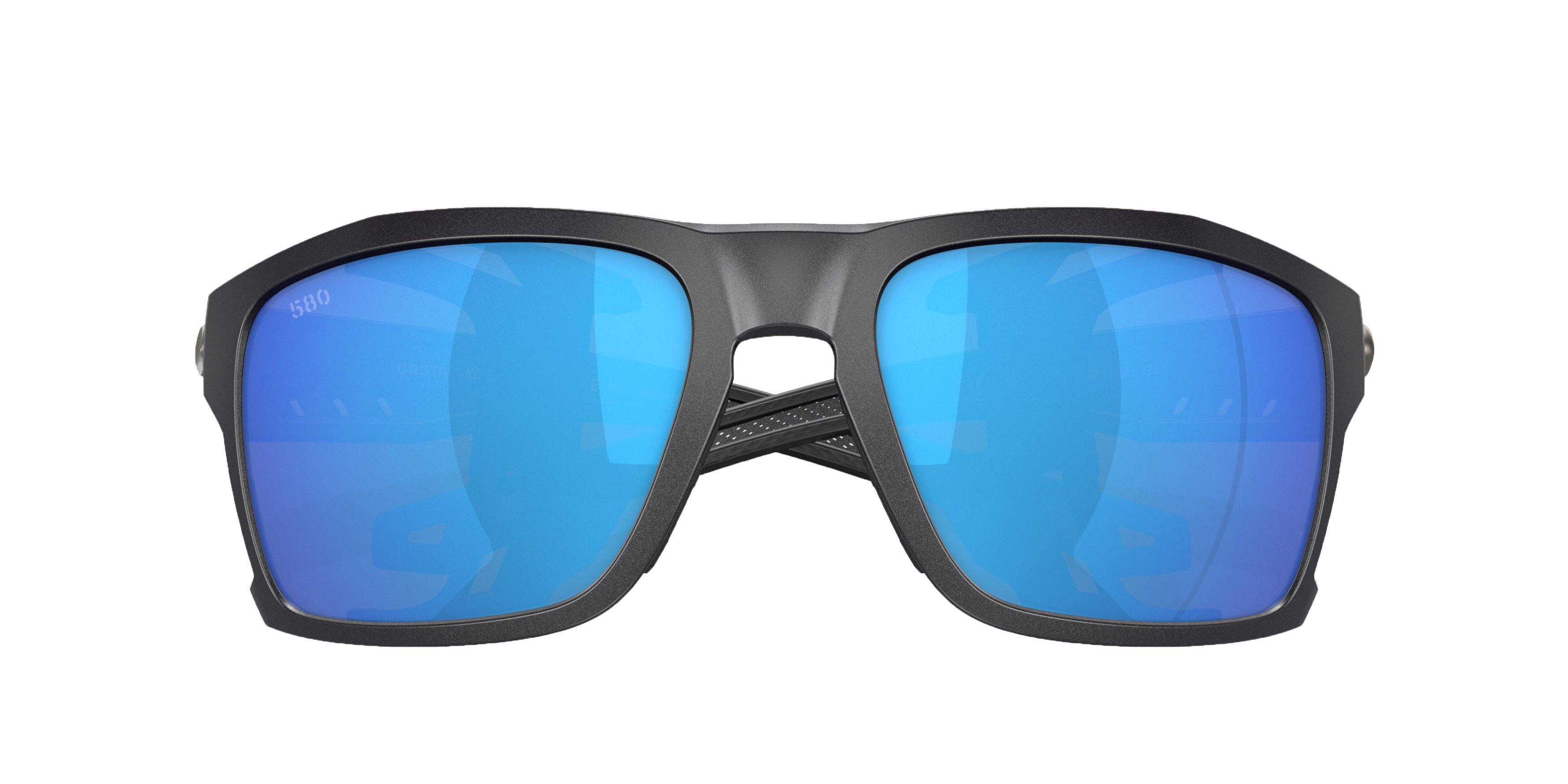 Costa Del Mar King Tide 8 Blue Mirror Polarized Sunglasses - Black Pearl - BLACK Thumbnail View 4