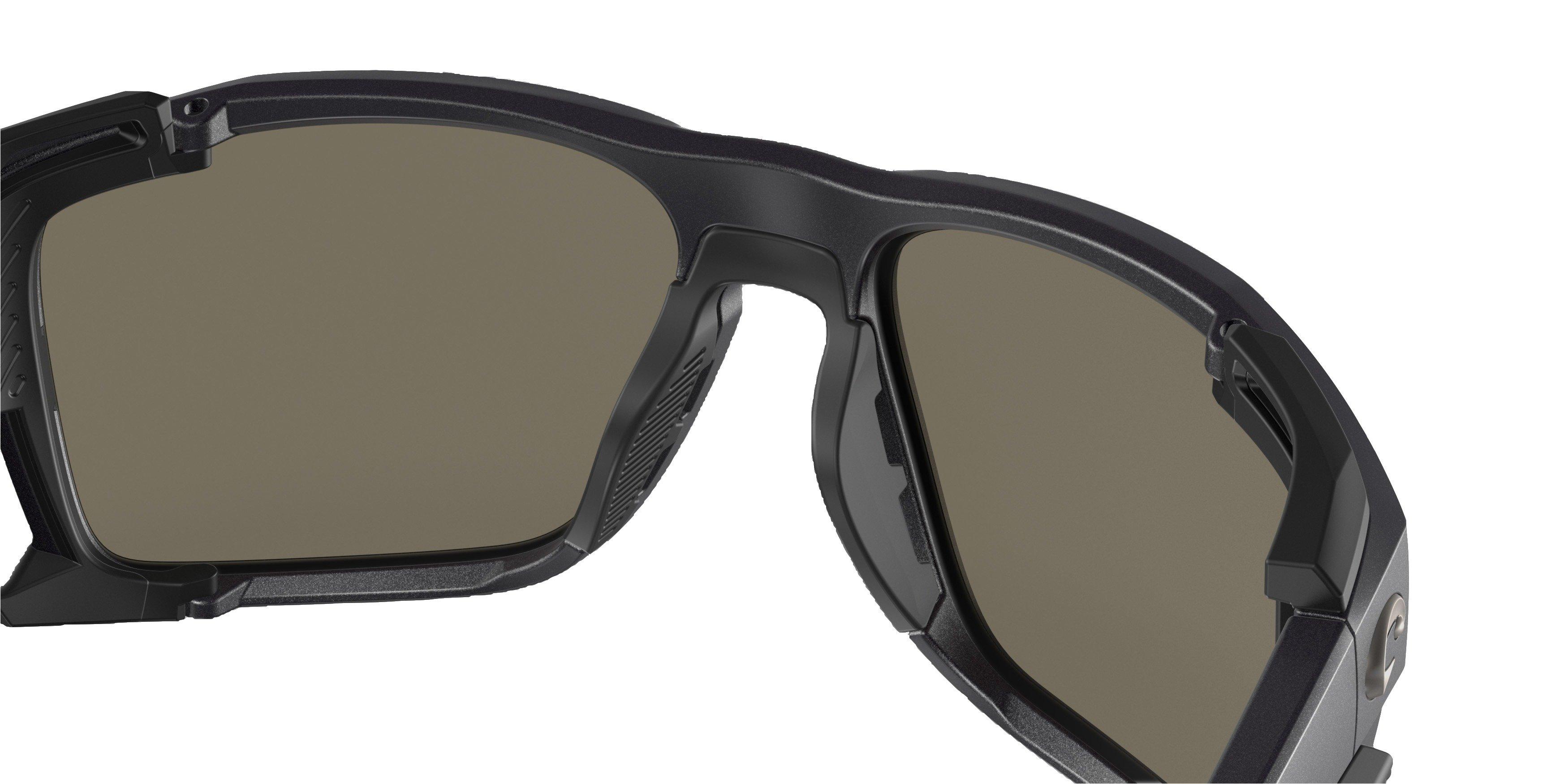 Costa Del Mar King Tide 8 Blue Mirror Polarized Sunglasses - Black Pearl - BLACK Thumbnail View 7