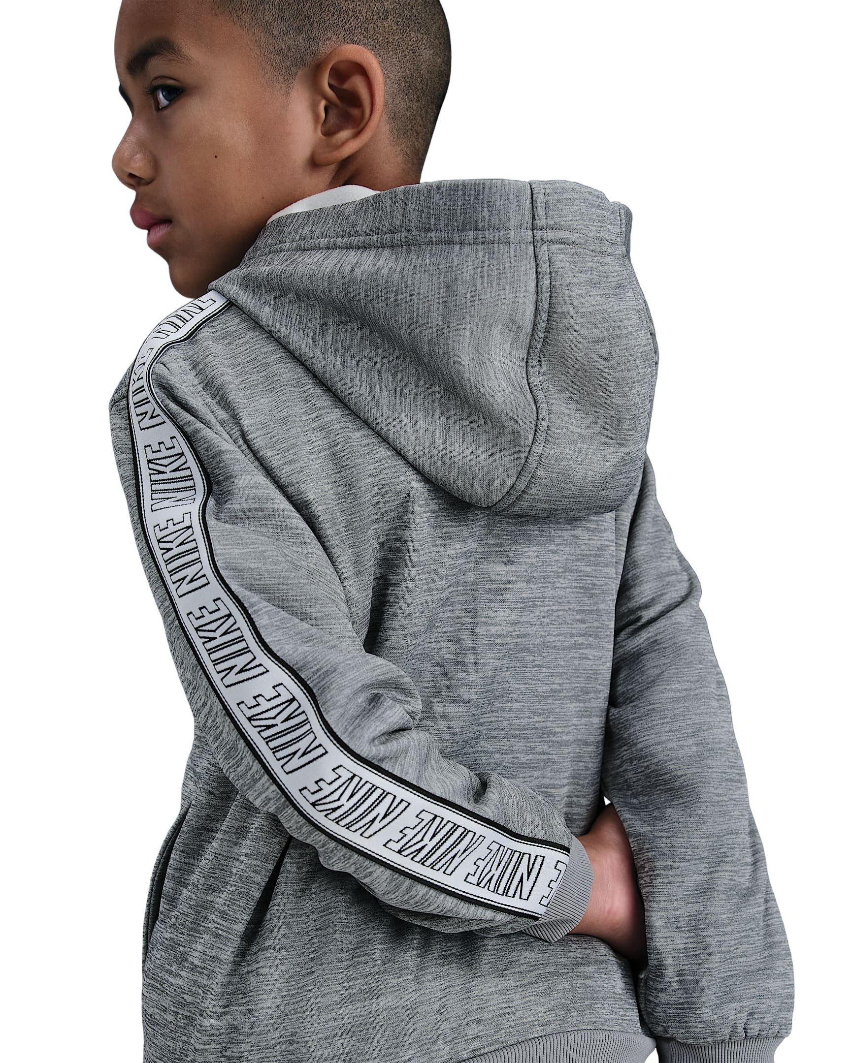 Nike Big Kids' Sportswear Club Dri-FIT Full-Zip Jacket - Grey - GREY Thumbnail View 5